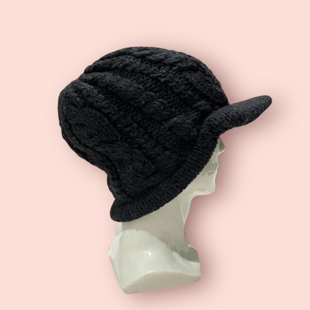 14th Addiction VINTAGE ELLESSE CABLE KNITTED ALT BEANIE HAT Size ONE SIZE - 11 Thumbnail