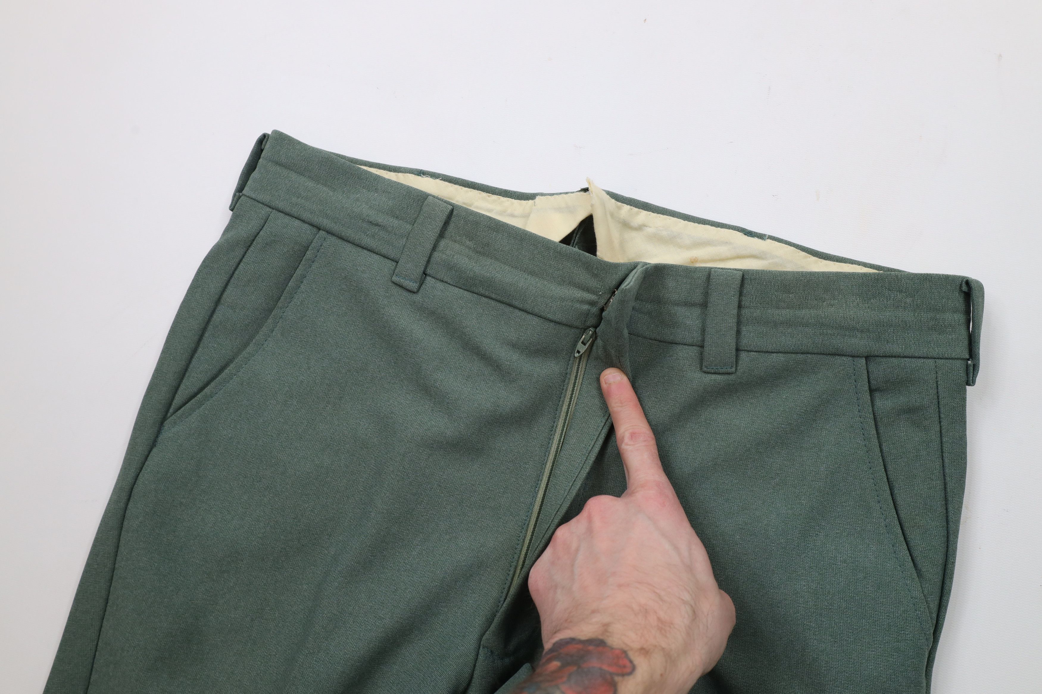 Vintage Vintage 70s Streetwear Cuffed Bell Bottoms Chino Pants US Size US 36 / EU 52 - 7 Thumbnail