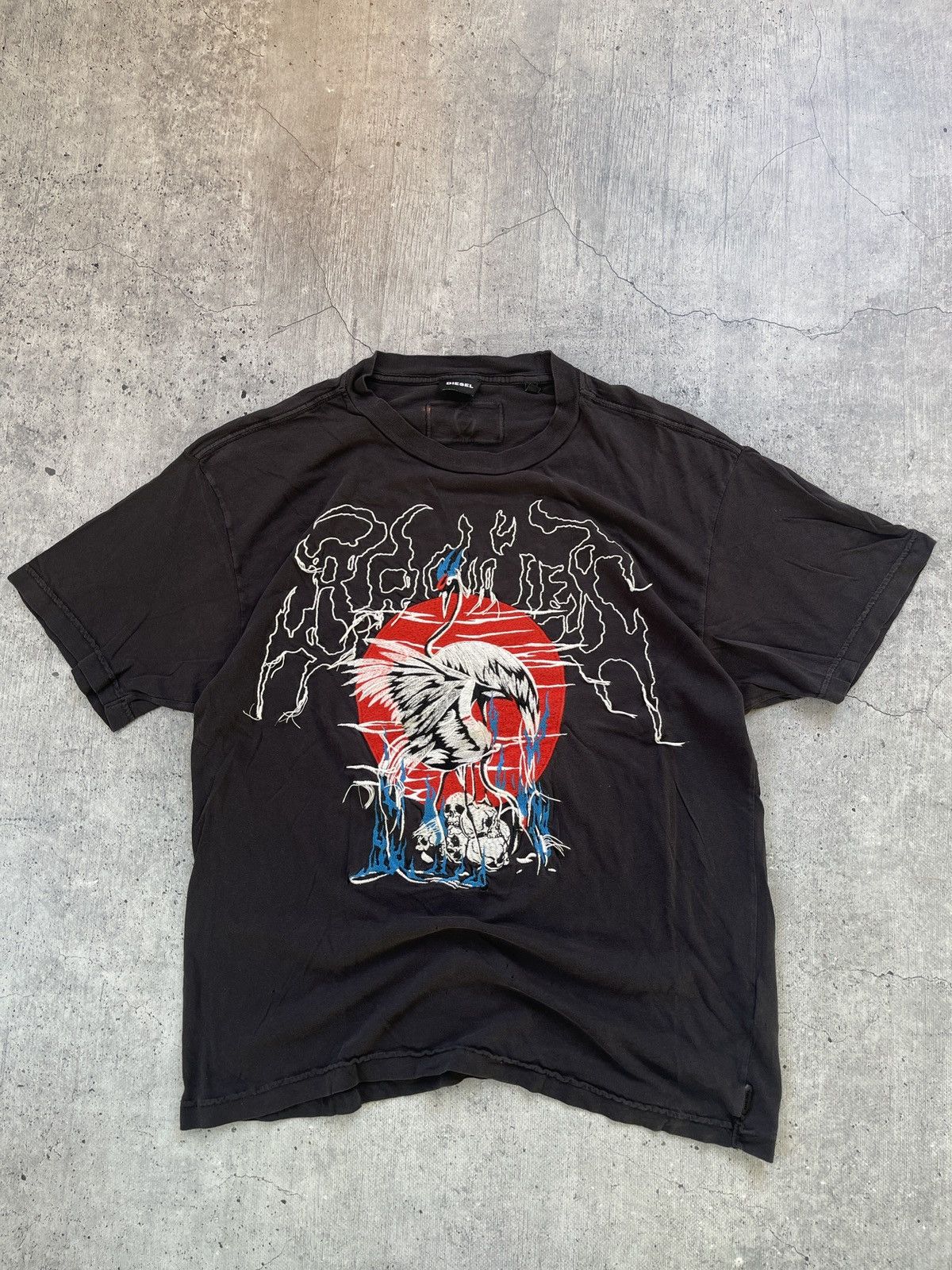 Diesel × Vintage Vintage Diesel T-Shirt Big Logo Y2K Japanese 90s Size US L / EU 52-54 / 3 - 1 Thumbnail