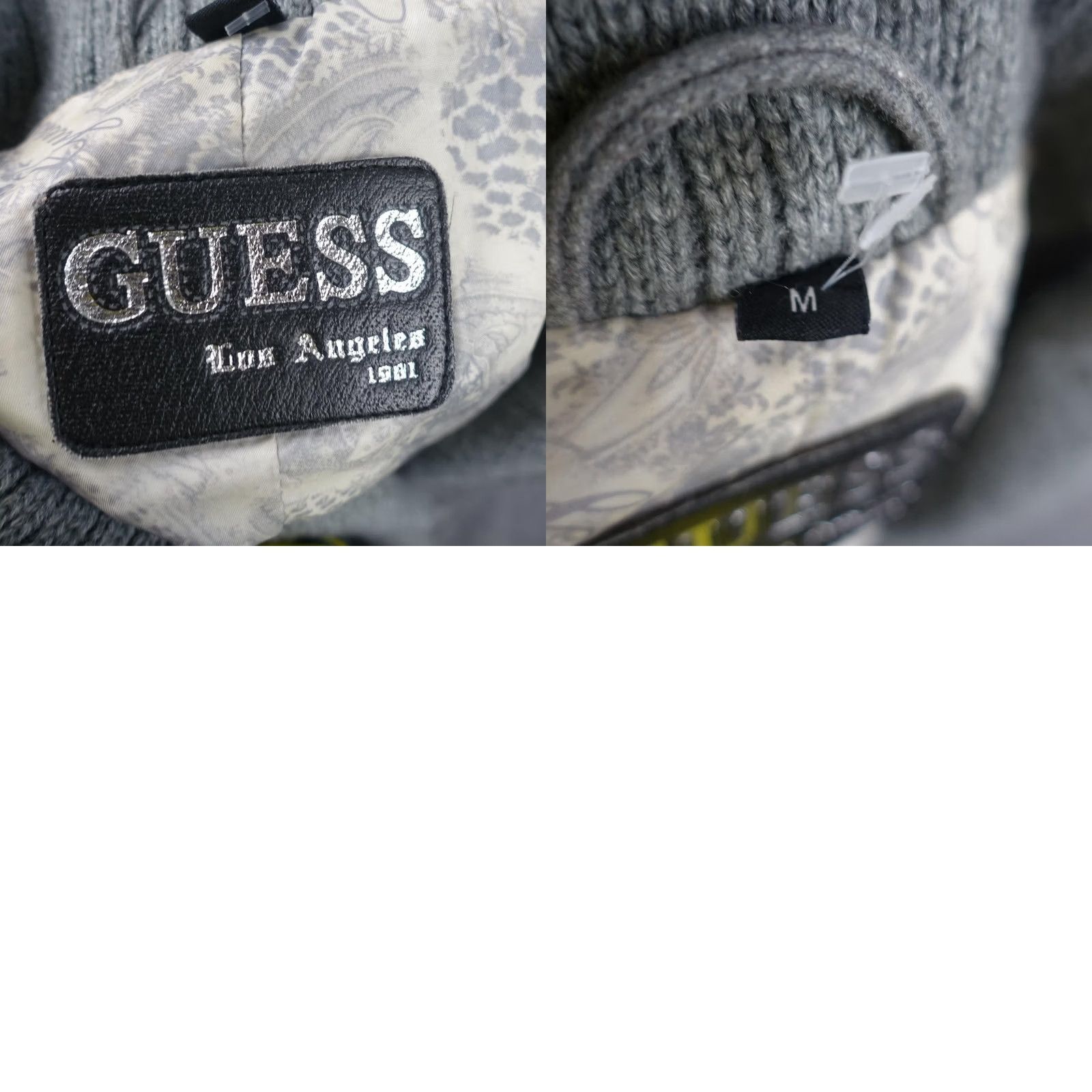 Guess VINTAGE Guess Coat Womens M Gray Wool Shawl Collar Double Breasted Peacoat Size M / US 6-8 / IT 42-44 - 10 Thumbnail