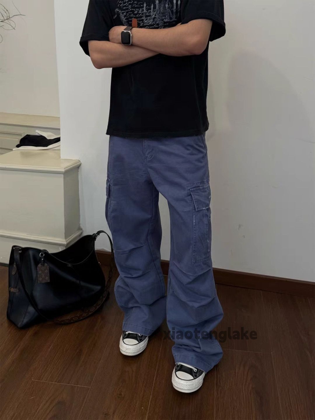 Designer × Japanese Brand × Vintage Unisex washed workwear pleaded cargo work pants Size US 30 / EU 46 - 5 Thumbnail
