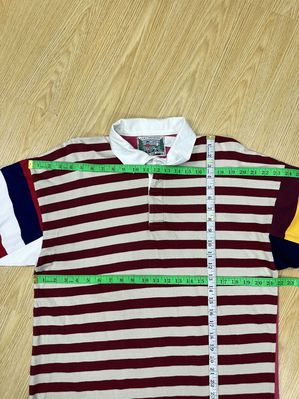 Columbia Rare Columbia knit Rugby Polo Made In Usa A912 Size US M / EU 48-50 / 2 - 6 Thumbnail