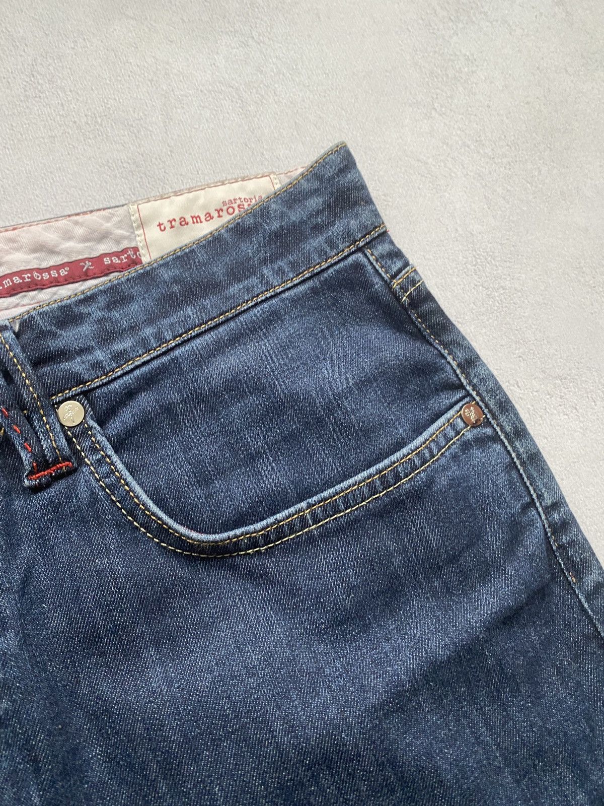 Other SARTORIA TRAMAROSSA hand made Italy Luxury Jeans Denim Size US 34 / EU 50 - 3 Thumbnail