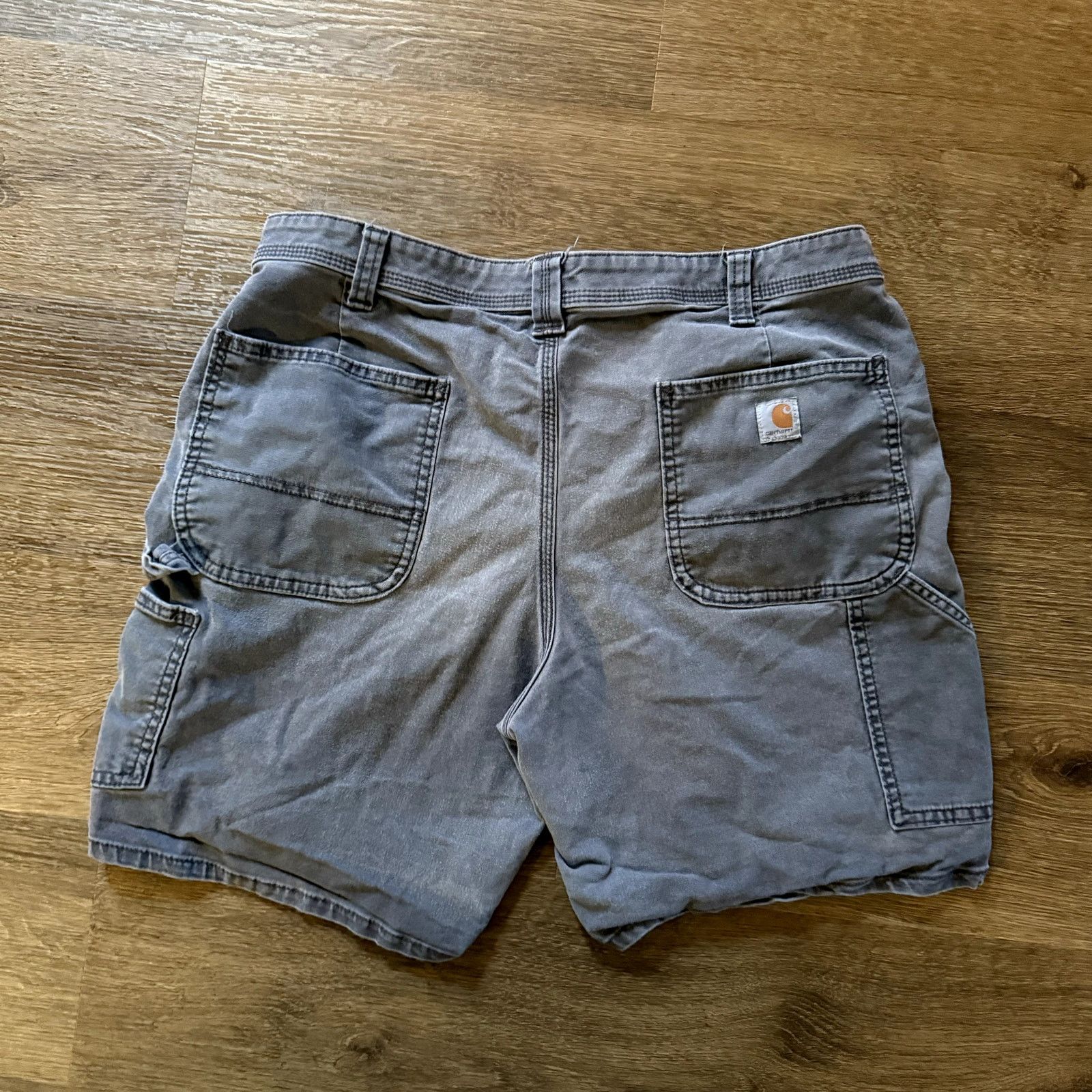 Carhartt Original Fit Grey Carhartt Carpenter Shorts Size 38" / US 16 / IT 52 - 5 Thumbnail