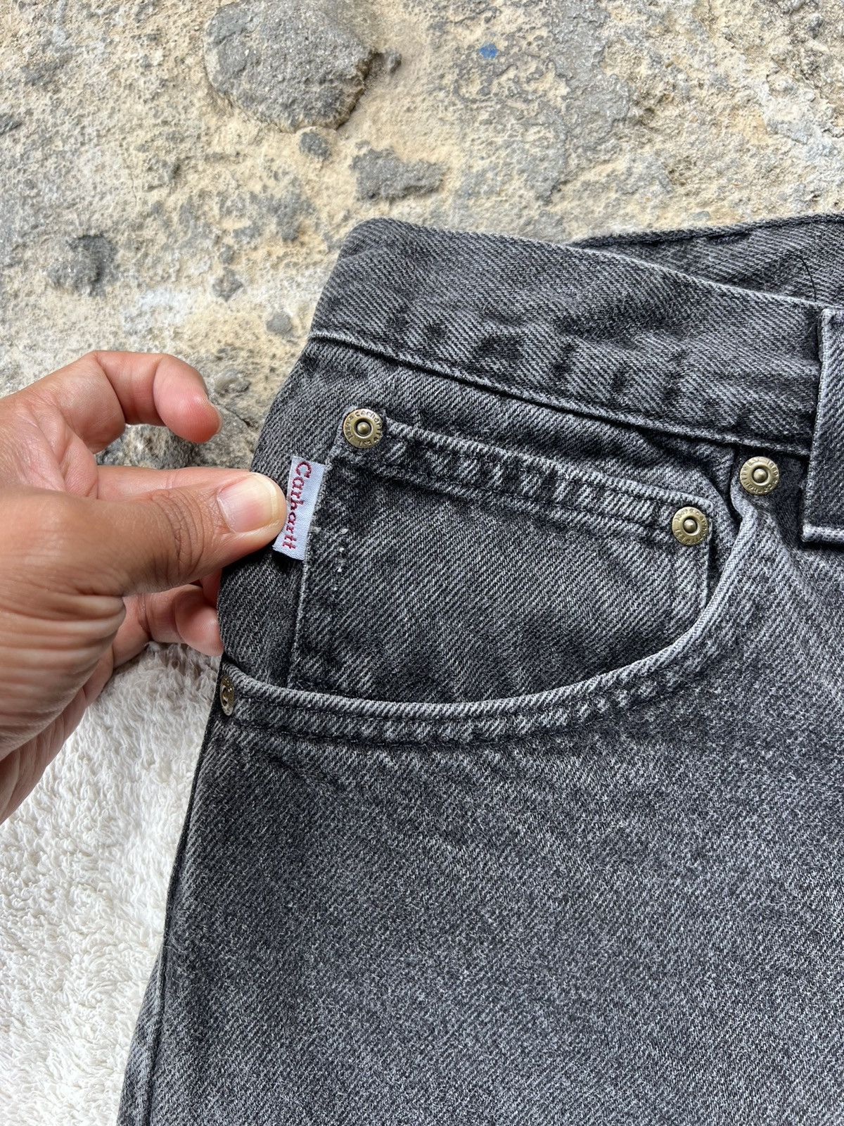 Carhartt × Vintage Carhartt Black Jeans Pants Size US 32 / EU 48 - 10 Thumbnail
