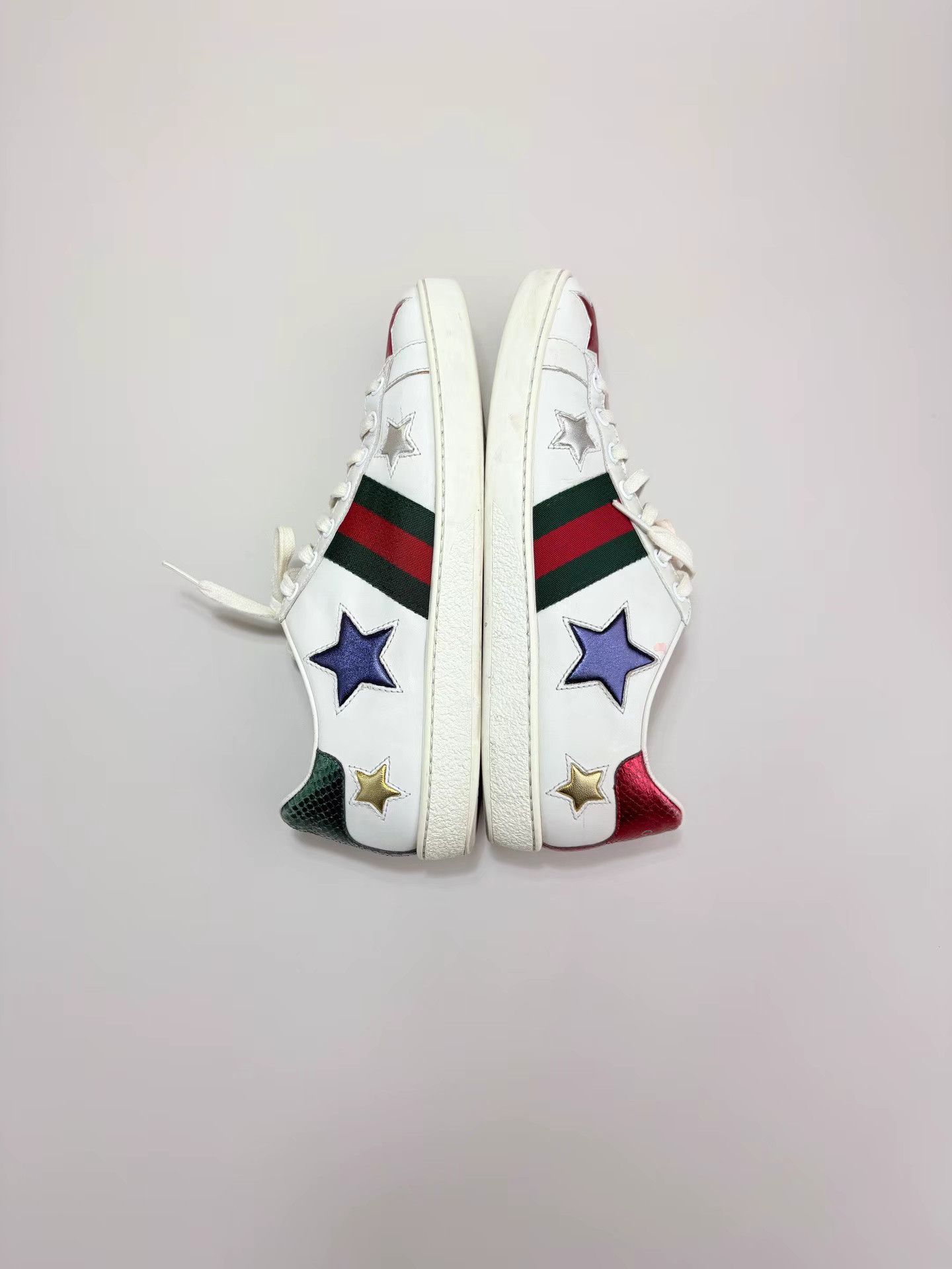Gucci GUCCI Star White Sneakers K1 Size US 8 / IT 38 - 5 Thumbnail