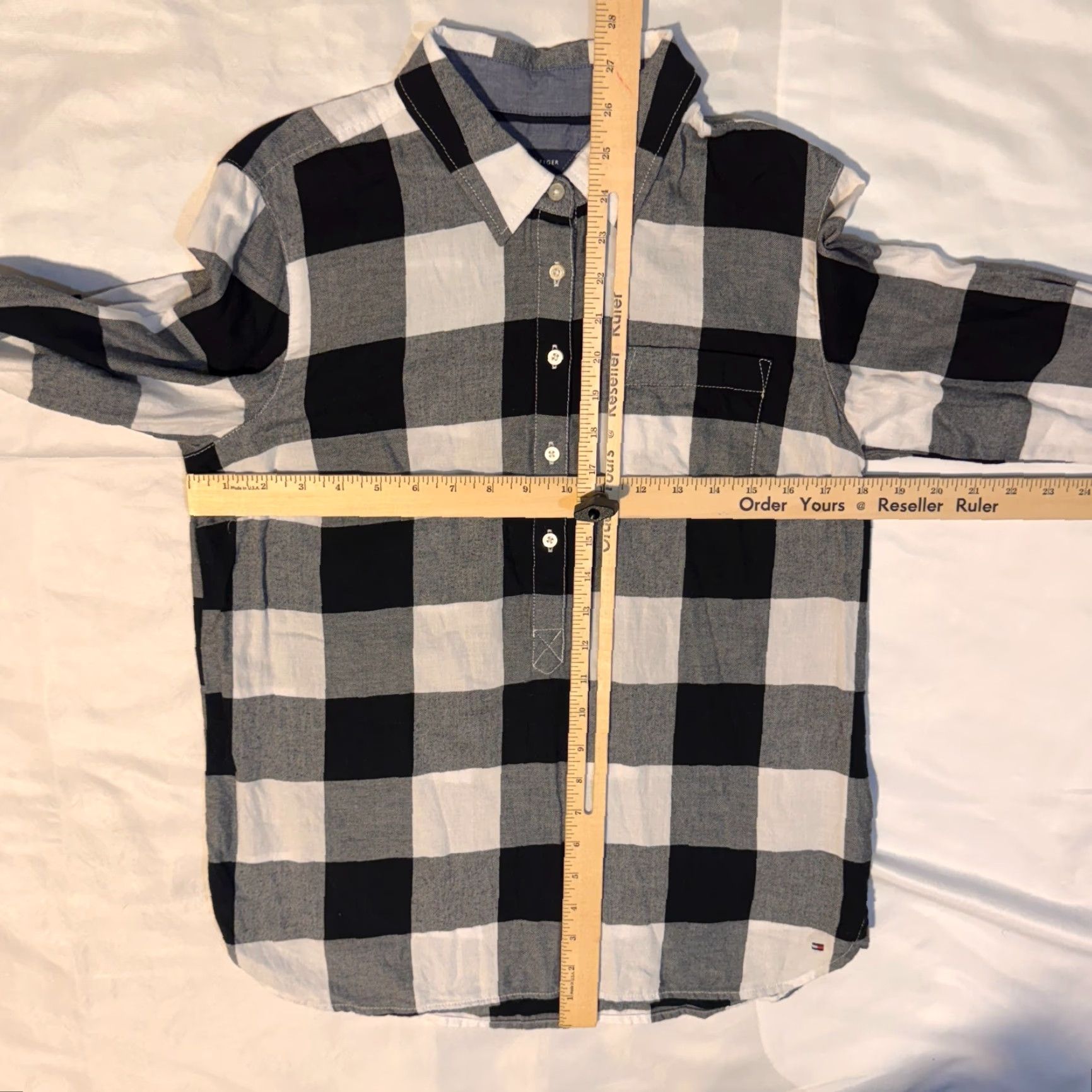 Tommy Hilfiger Tommy Hilfiger Shirt Plaid Flannel Button-Up - S - Women - Long Sleeve - Multicolor - Cotton Size S / US 4 / IT 40 - 5 Thumbnail