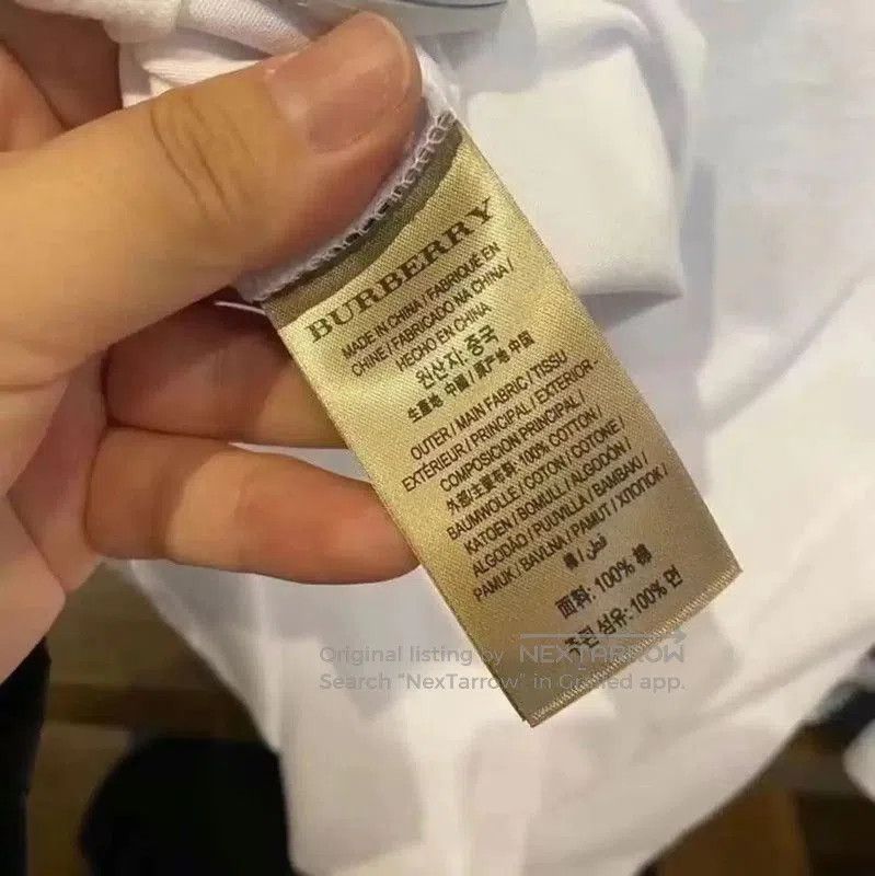 Burberry Burberry Men's White Long Sleeve Logo Sweatshirt. Size US XL / EU 56 / 4 - 4 Thumbnail