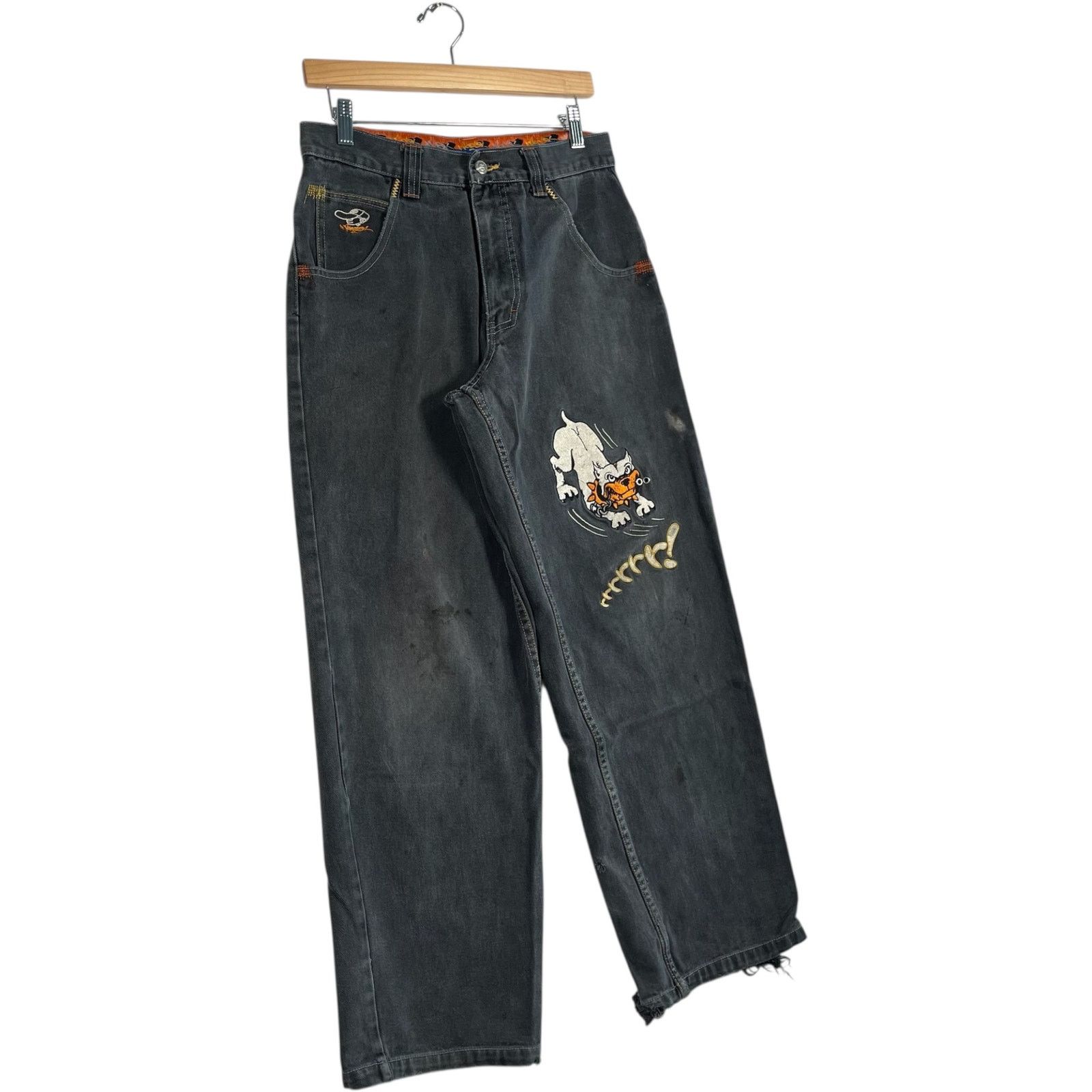 Vintage Vintage Paco Jeans Pitbull Wide Leg Denim Jeans 31 x 31 Size US 31 - 4 Thumbnail