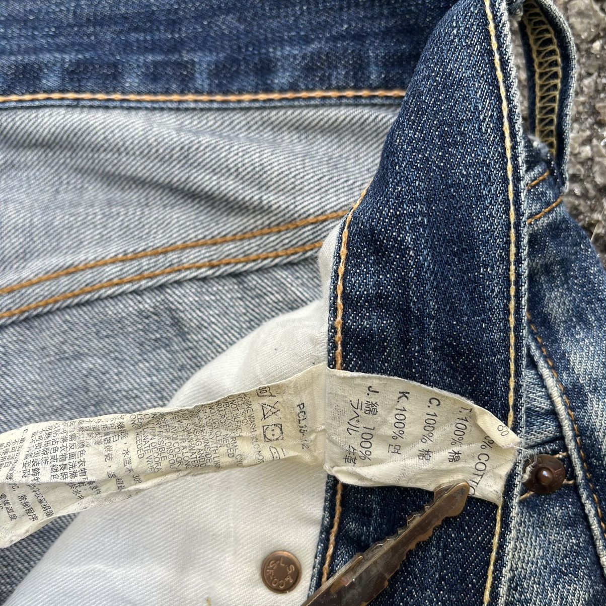 Levi's Vintage Levis 503 Redline Distressed Jeans Rusty Wash Denim Size US 31 - 10 Thumbnail