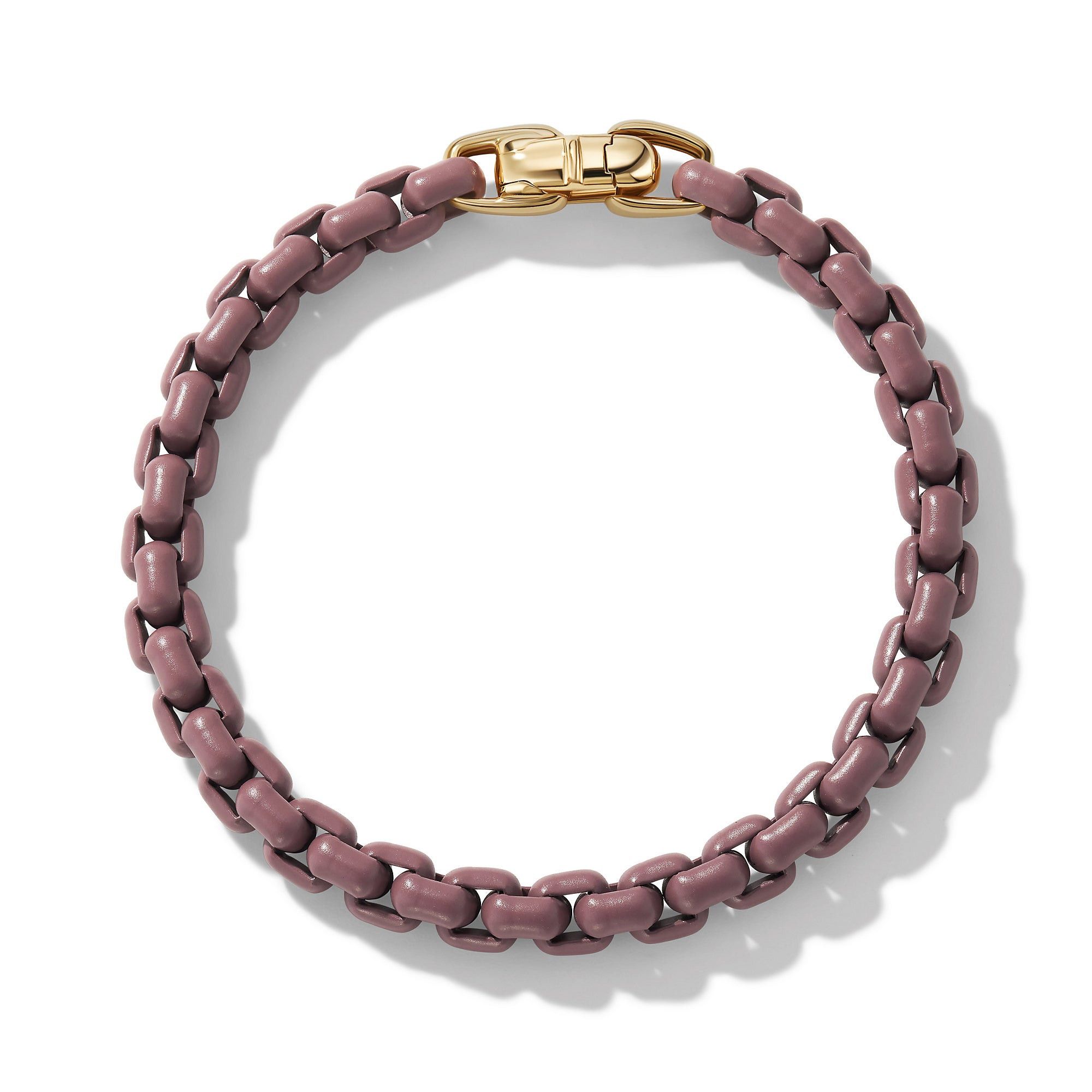 David Yurman o1w1db10525 B17517 Bracelet in Mauve Acrylic with 14K Gold Size ONE SIZE - 2 Thumbnail