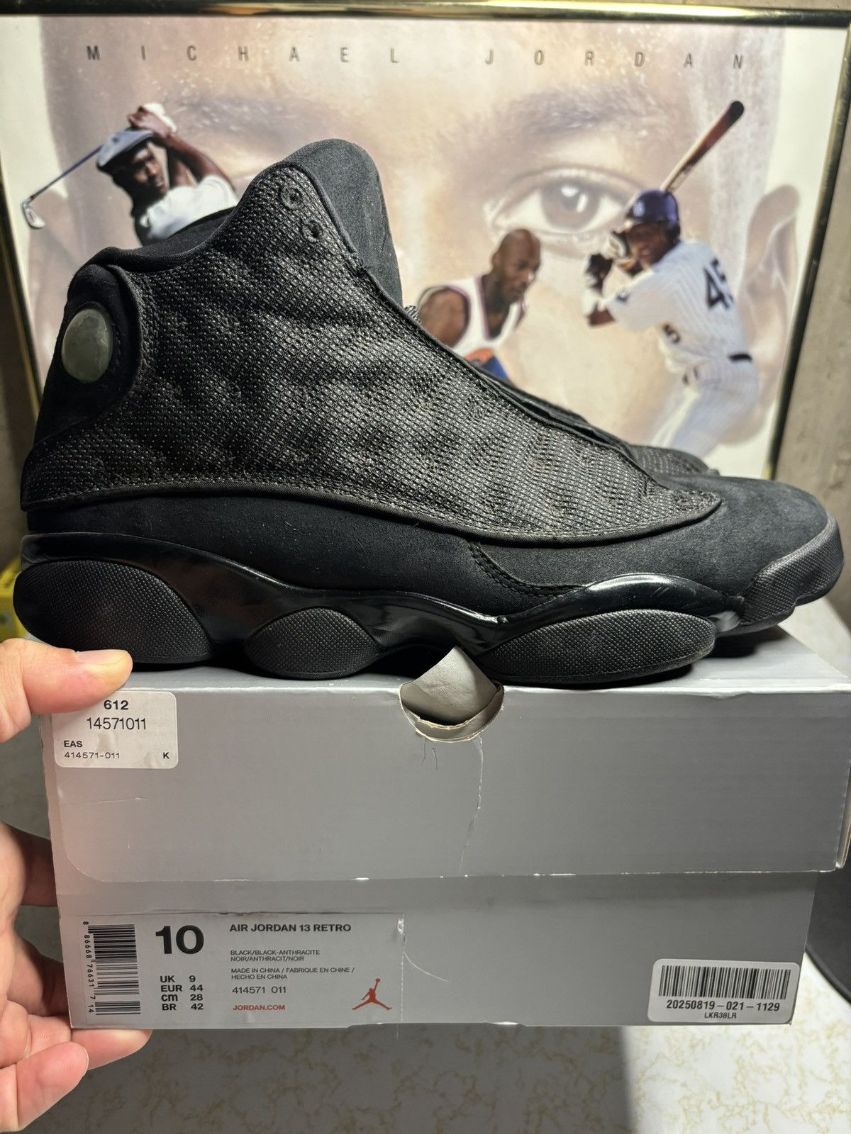 Jordan Brand Jordan Retro 13 ‘black cat’ Size US 10 / EU 43 - 1 Thumbnail