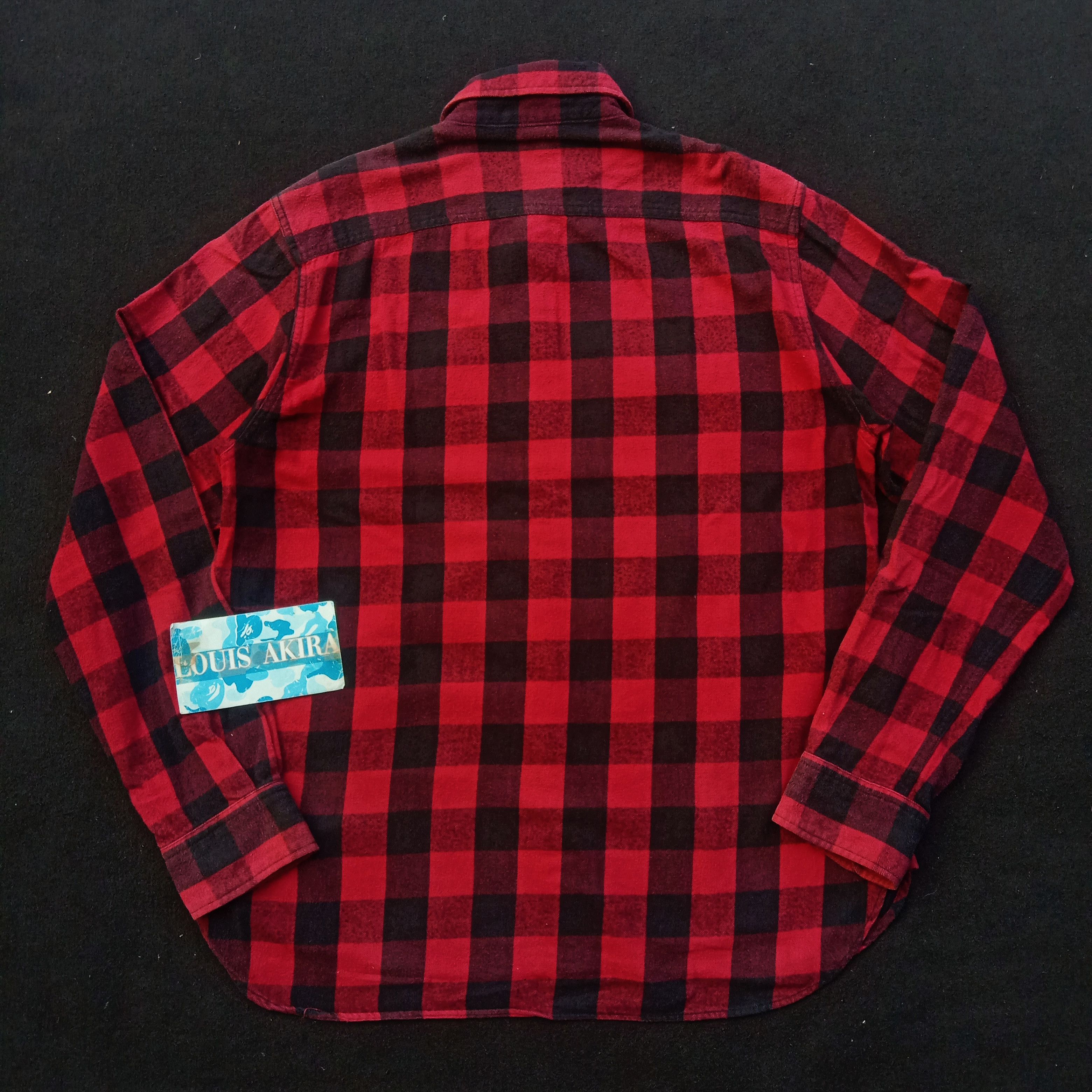 Bape Bape Pirate Store Flannel Button Up Shirt Size US XL / EU 56 / 4 - 3 Thumbnail