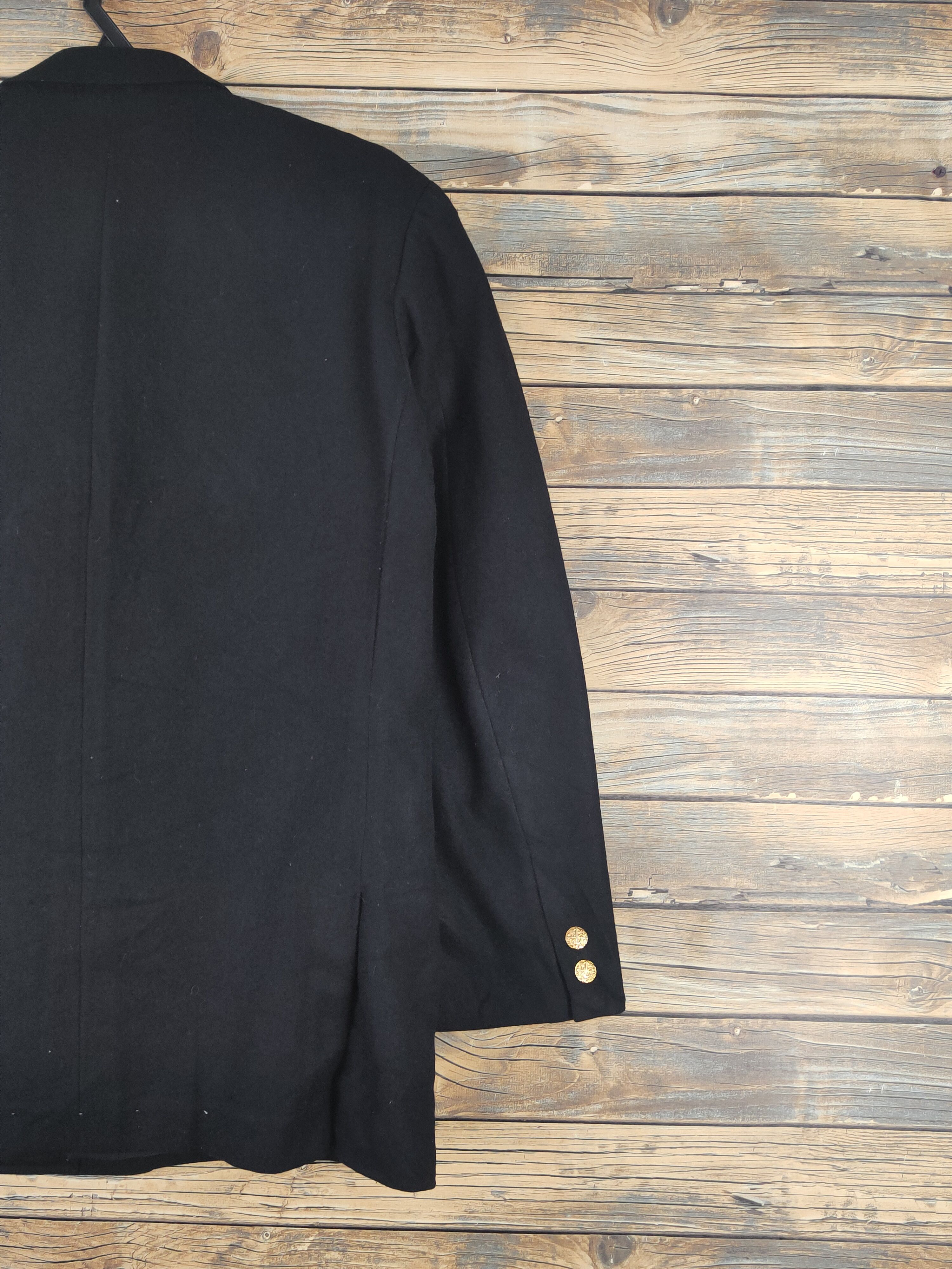Vintage Vintage Collection by Cardinal Black Wool Pea Coats Size US L / EU 52-54 / 3 - 8 Thumbnail