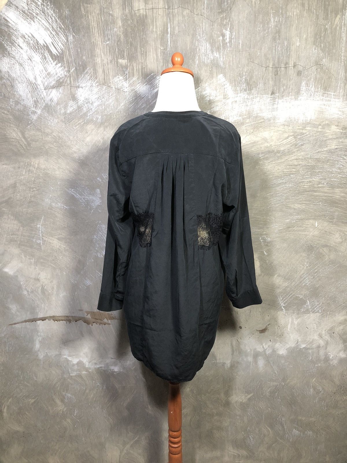 Designer × Sandro × Vintage Sandro Tops Blouse With Mesh Size XS / US 0-2 / IT 36-38 - 13 Thumbnail