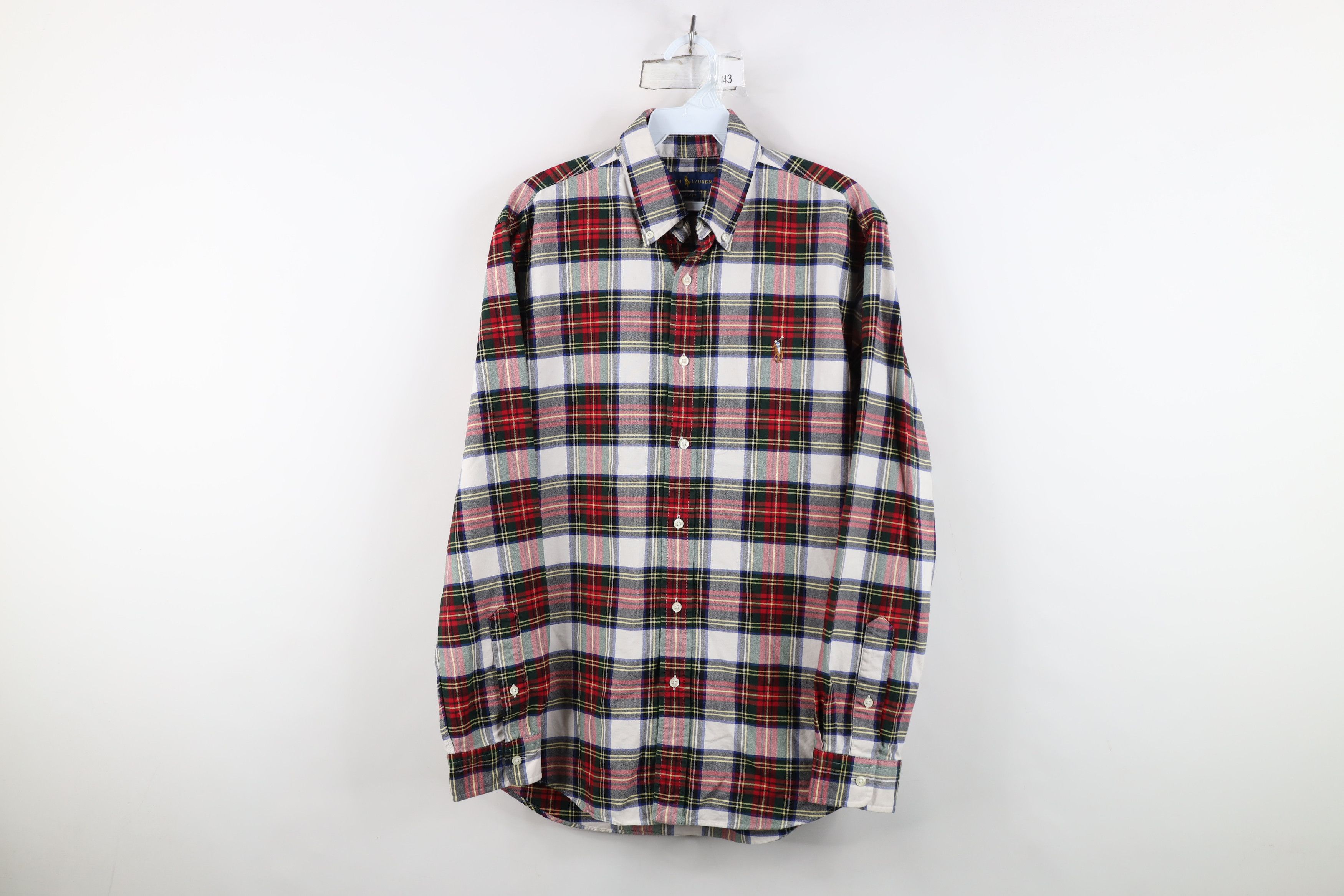 Ralph Lauren Vintage Ralph Lauren Fit Flannel Collared Button Down Shirt Size US M / EU 48-50 / 2 - 1 Thumbnail