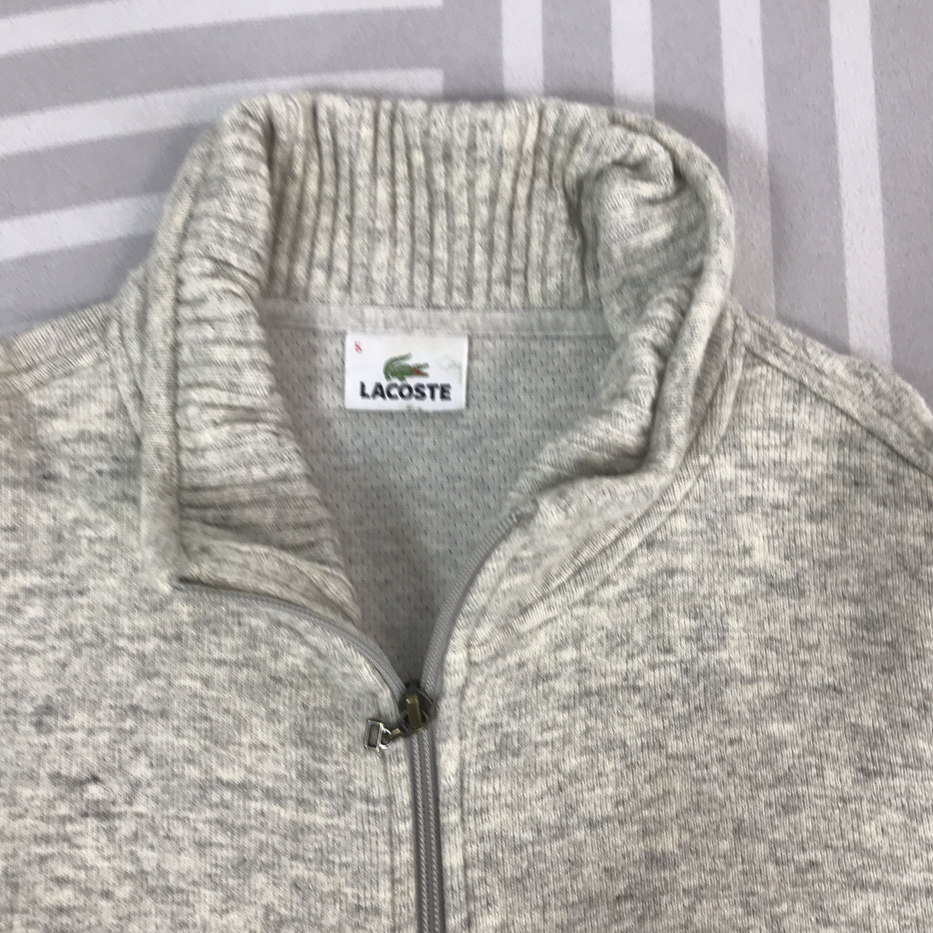 Japanese Brand × Lacoste Vintage Lacostle knitwear zipper Jacket Size US L / EU 52-54 / 3 - 8 Thumbnail