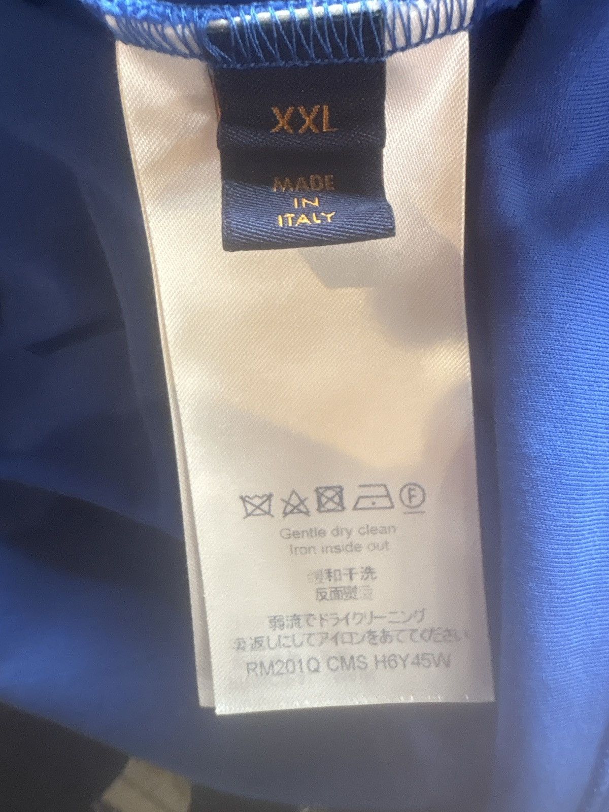 Louis Vuitton Louis Vuitton Blue Pocket Tee Size US XXL / EU 58 / 5 - 5 Thumbnail