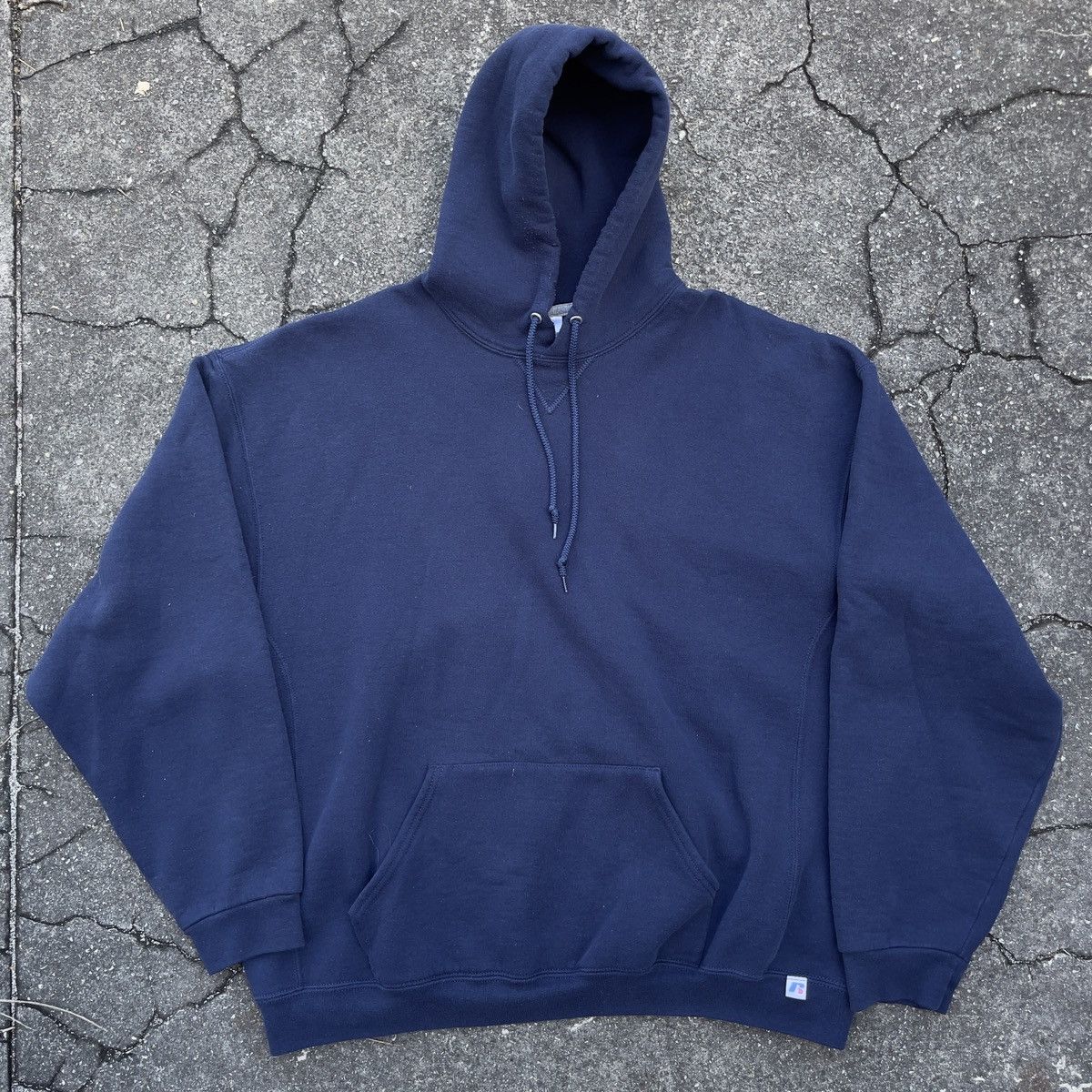 Russell Athletic × Vintage Vintage Thrashed Y2K RUSSELL ATHLETIC Hoodie Size US XXL / EU 58 / 5 - 1 Thumbnail