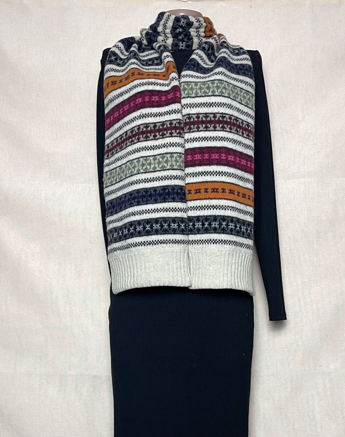 Paul Smith Paul Smith wool stripped scarf Size ONE SIZE - 2 Thumbnail