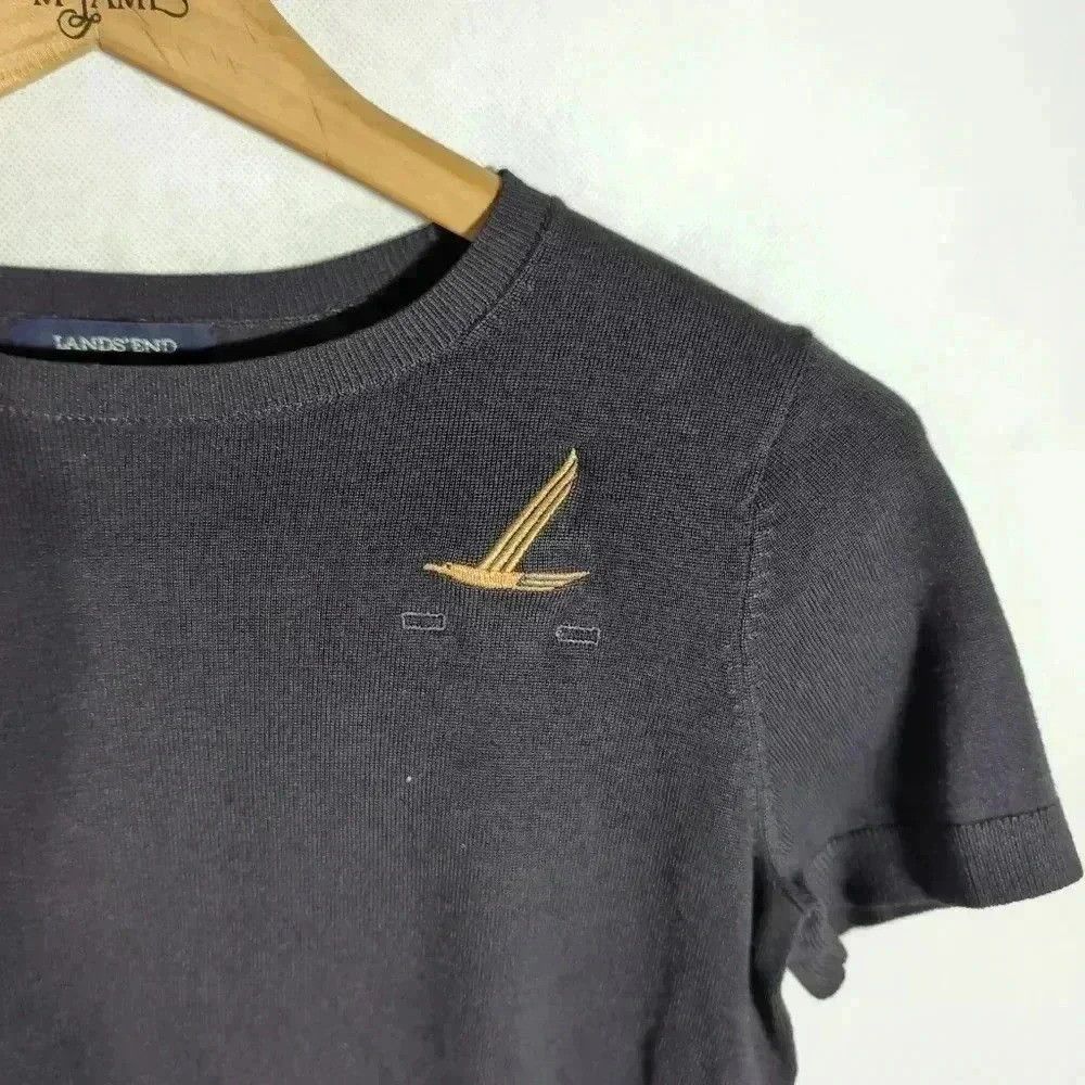 Lands' End Lands End Gold Flying Bird Cardigan Sweater and Shell set Size XS / US 0-2 / IT 36-38 - 6 Thumbnail