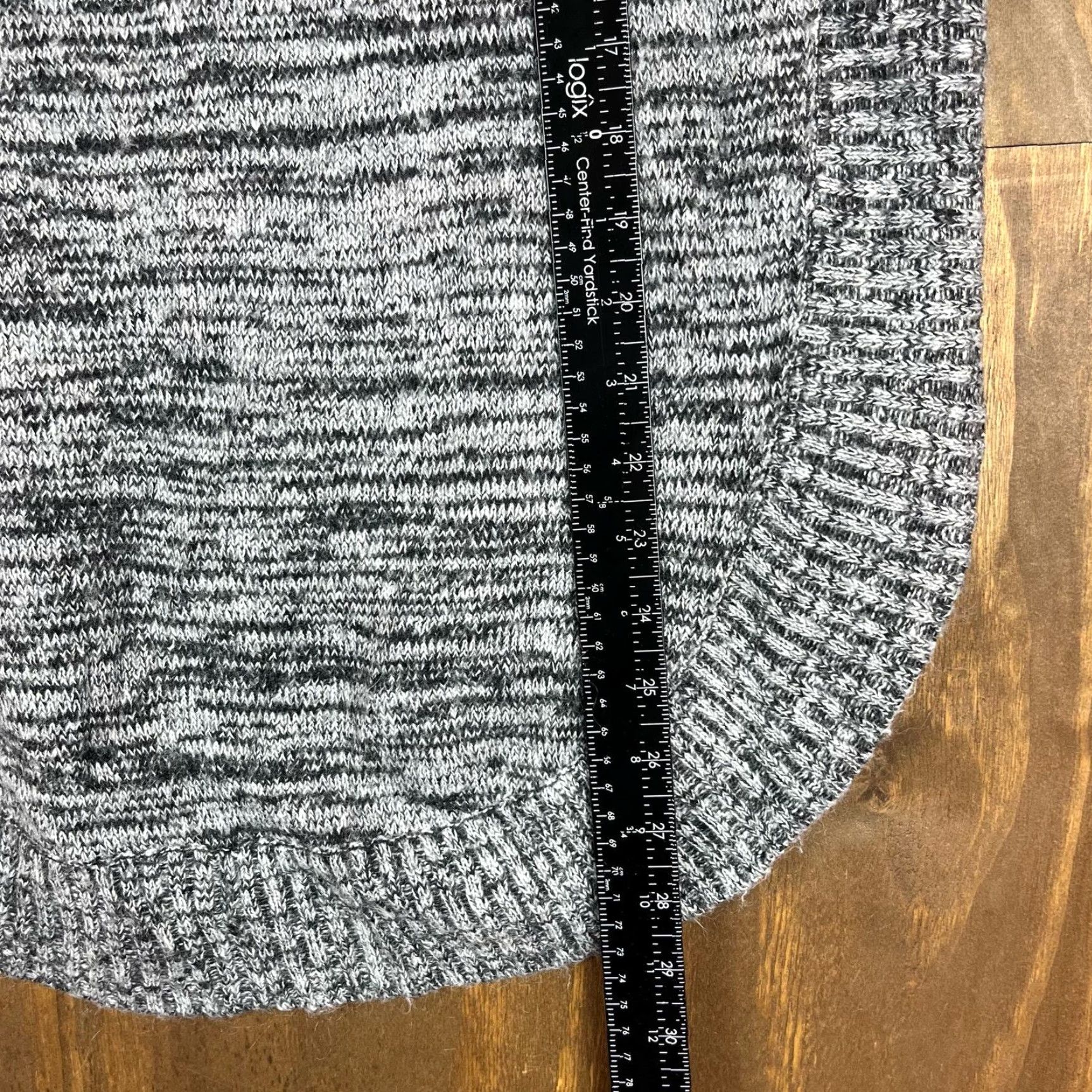 Express Express Womens Sweater Gray Boat Neck 3/4 Sleeve Knit Wool Mohair Blend Tunic S Size S / US 4 / IT 40 - 7 Thumbnail