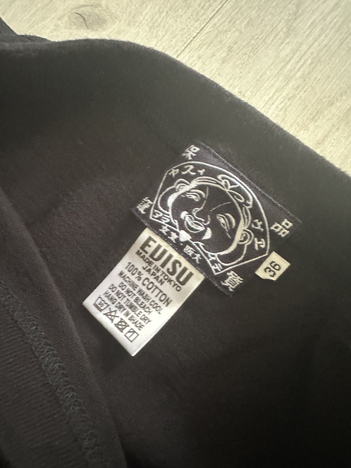 Evisu Evisu Black Cotton T-Shirt Size 36 Made in Japan Size US M / EU 48-50 / 2 - 8 Thumbnail