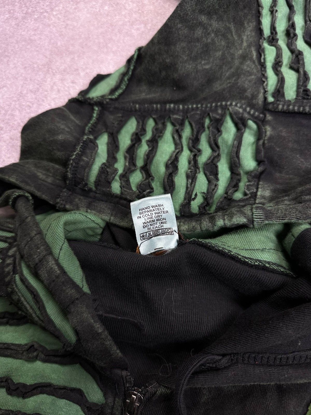Japanese Brand Vintage avantgarde punk multicolour hoodie hippie kathmandu Size US M / EU 48-50 / 2 - 5 Thumbnail