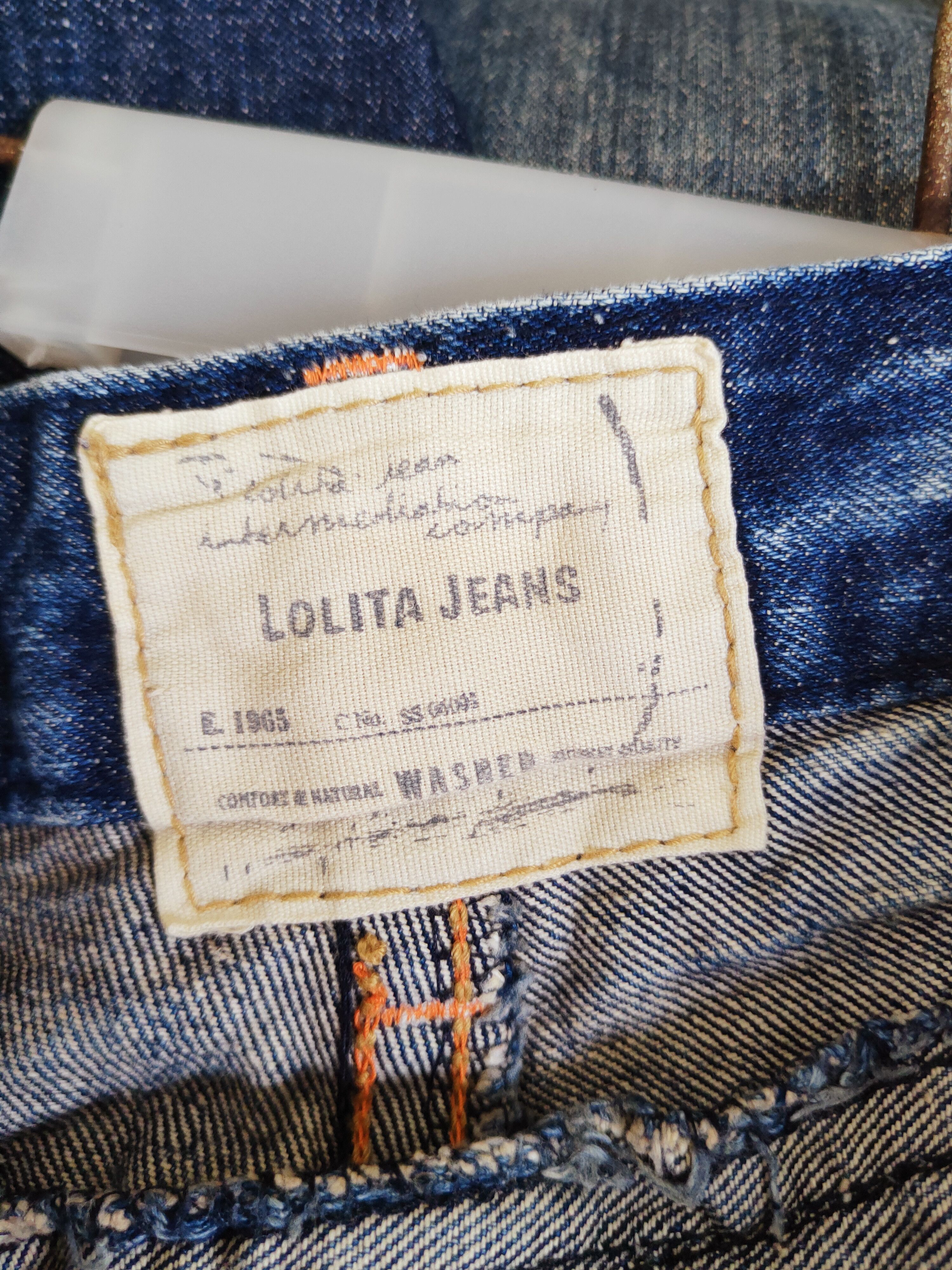 Japanese Brand Lolita Dark Blue Distressed Ripped Jeans #W342 Size 28" / US 6 / IT 42 - 20 Thumbnail
