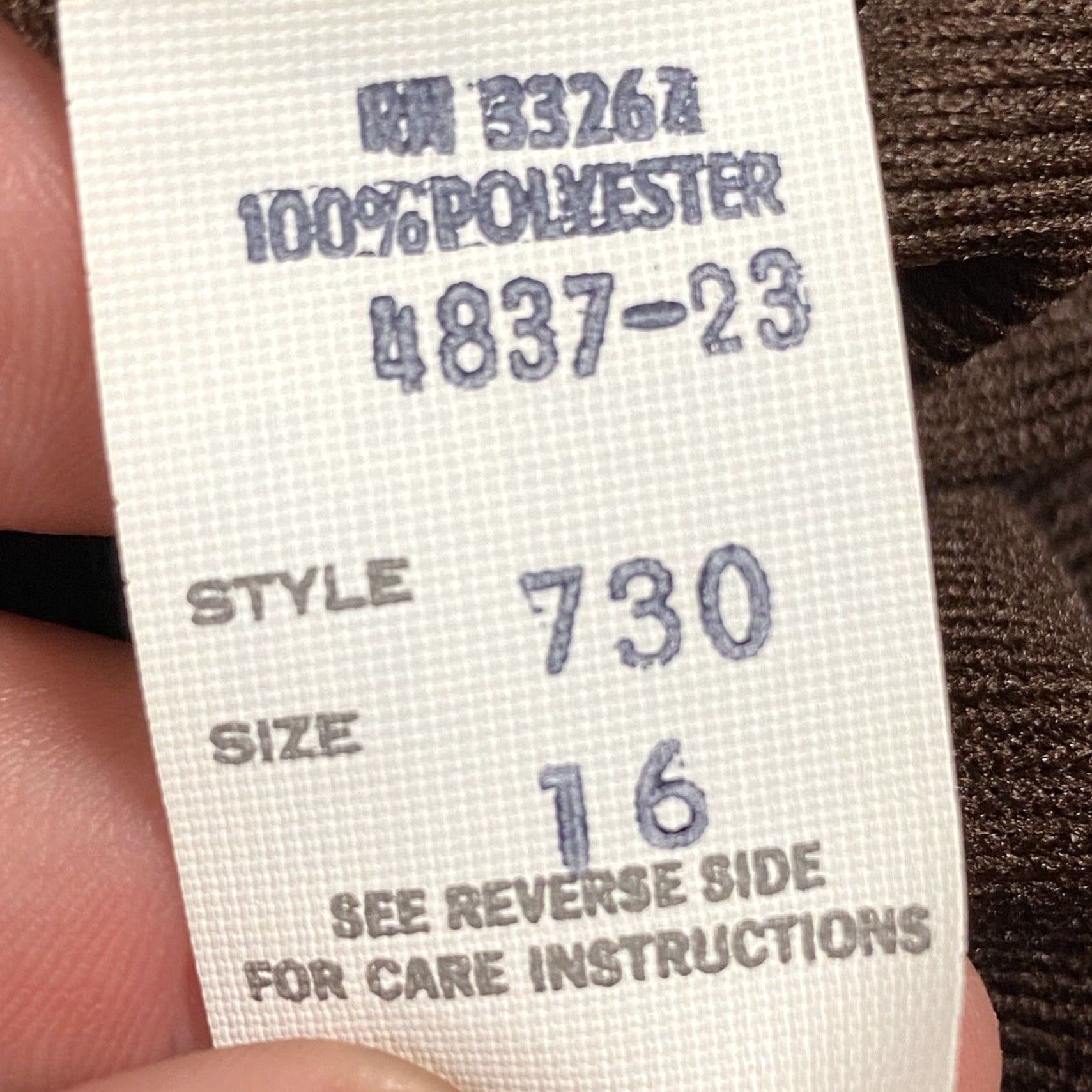 Vintage VINTAGE Aramark POLYESTER KNIT BROWN FLARE UNIFORM PANTS 31-32 30in Inseam 80s 90s Workwear Mens Size US 32 / EU 48 - 3 Thumbnail