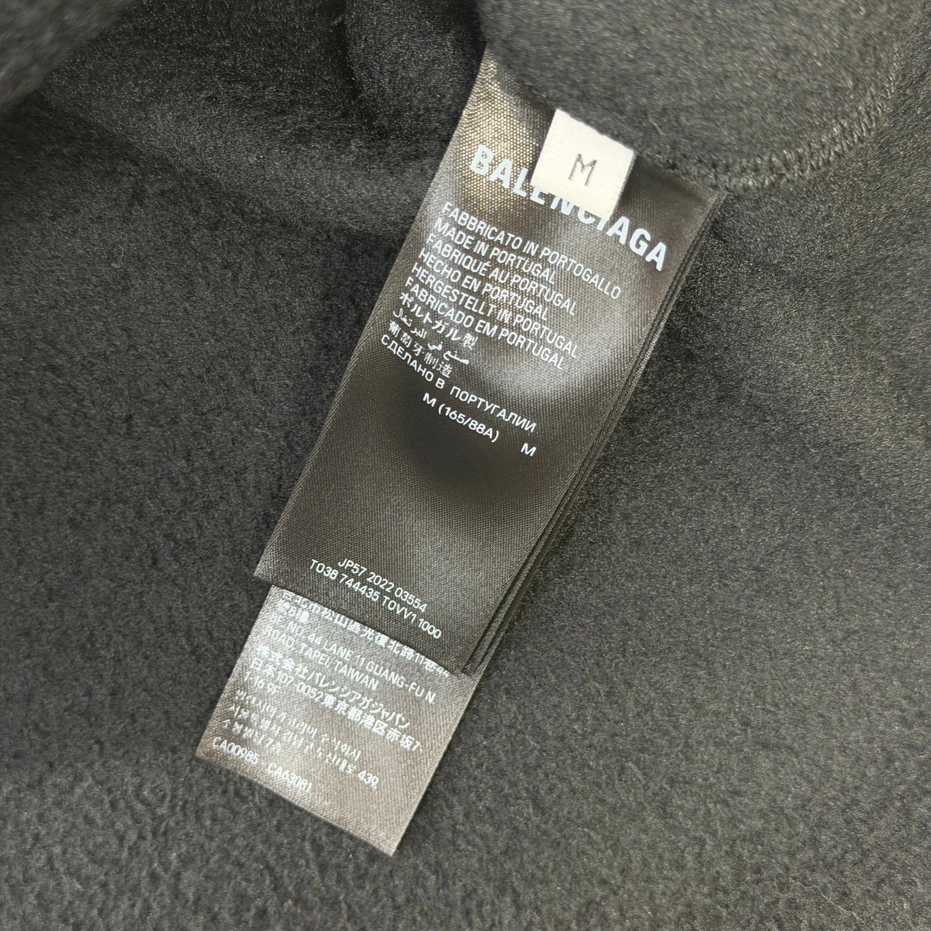 Balenciaga Balenciaga Political Embroidered Logo Fleece Hoodie M (XXXL) Size US XL / EU 56 / 4 - 6 Thumbnail