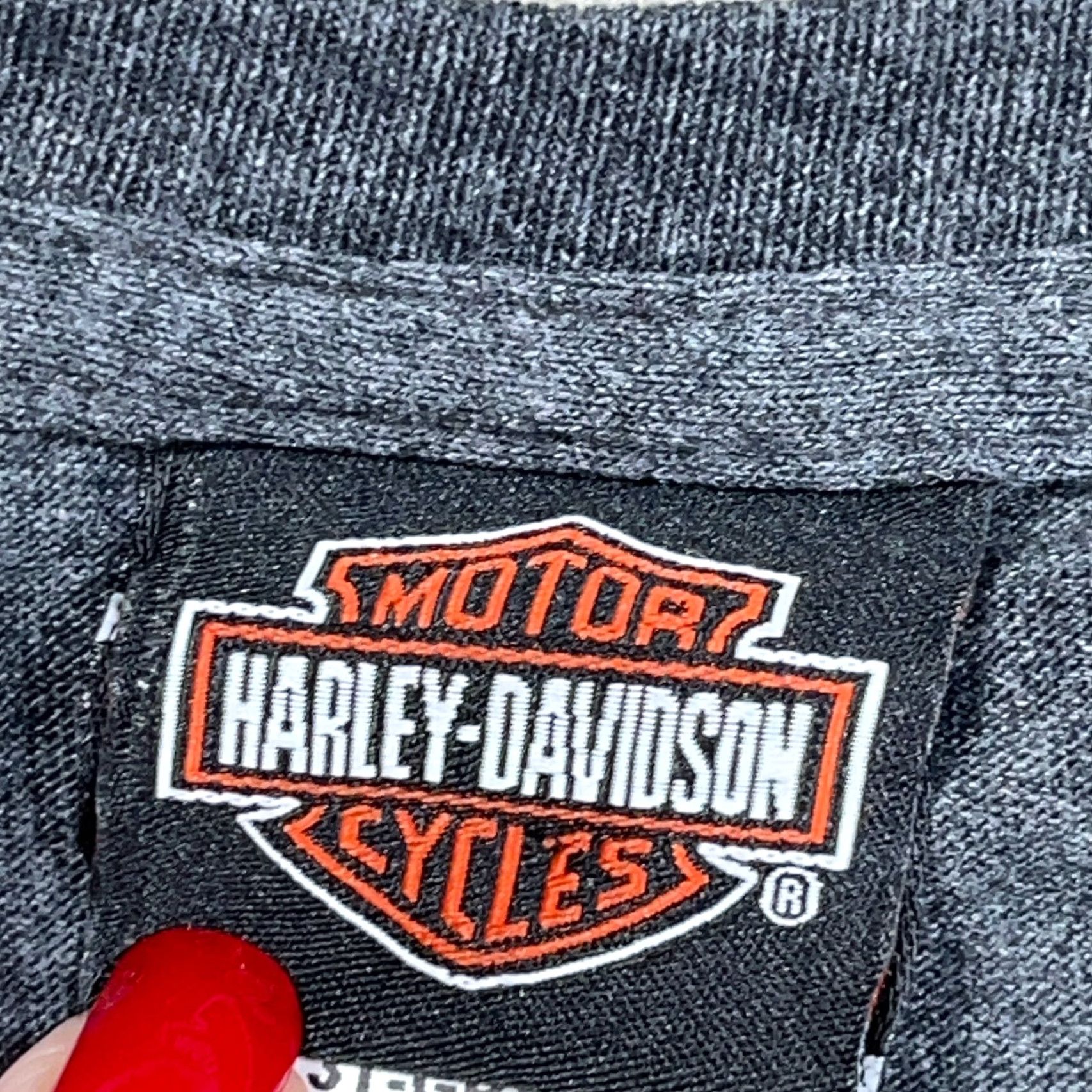 Harley Davidson VINTAGE Harley-Davidson Shirt Men 3XL Gray Tank Top Biker Motorcycle Bulldog Sleeveless Graphic Print Jersey Cotton Crew Neck USA 80s Logo Size US XXL / EU 58 / 5 - 4 Thumbnail