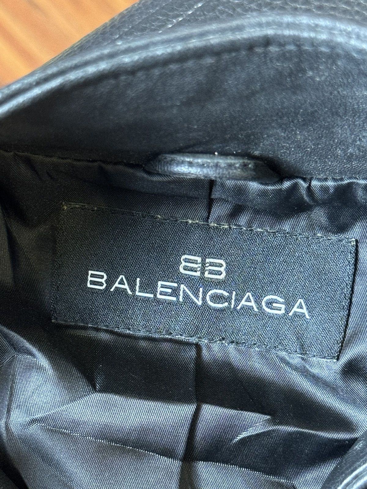 Balenciaga Balenciaga | Leather Jacket | Size US XL / EU 56 / 4 - 7 Thumbnail