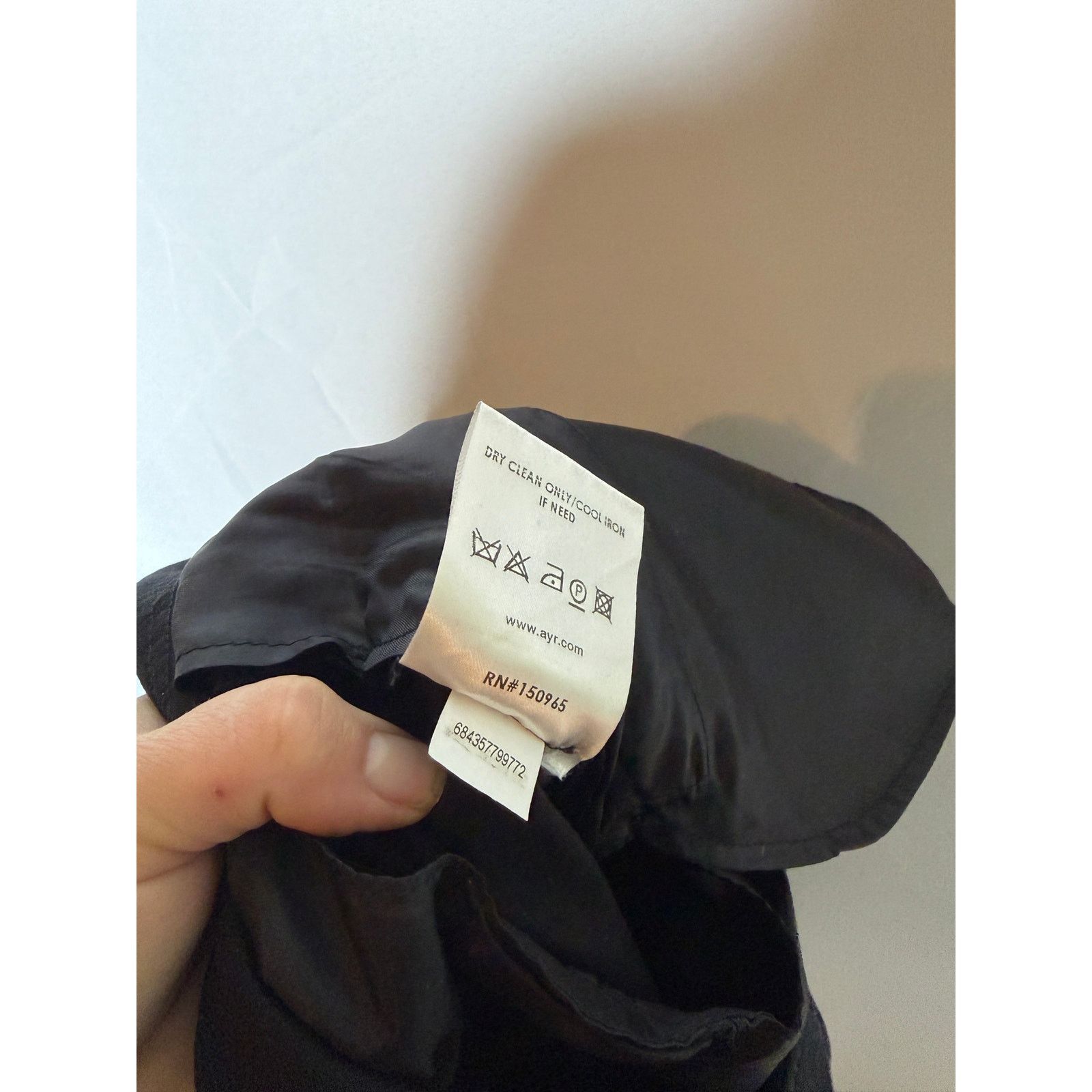 AYR Ayr black crop barrel cotton pants sz 4 Size 27" / US 4 / IT 40 - 5 Thumbnail