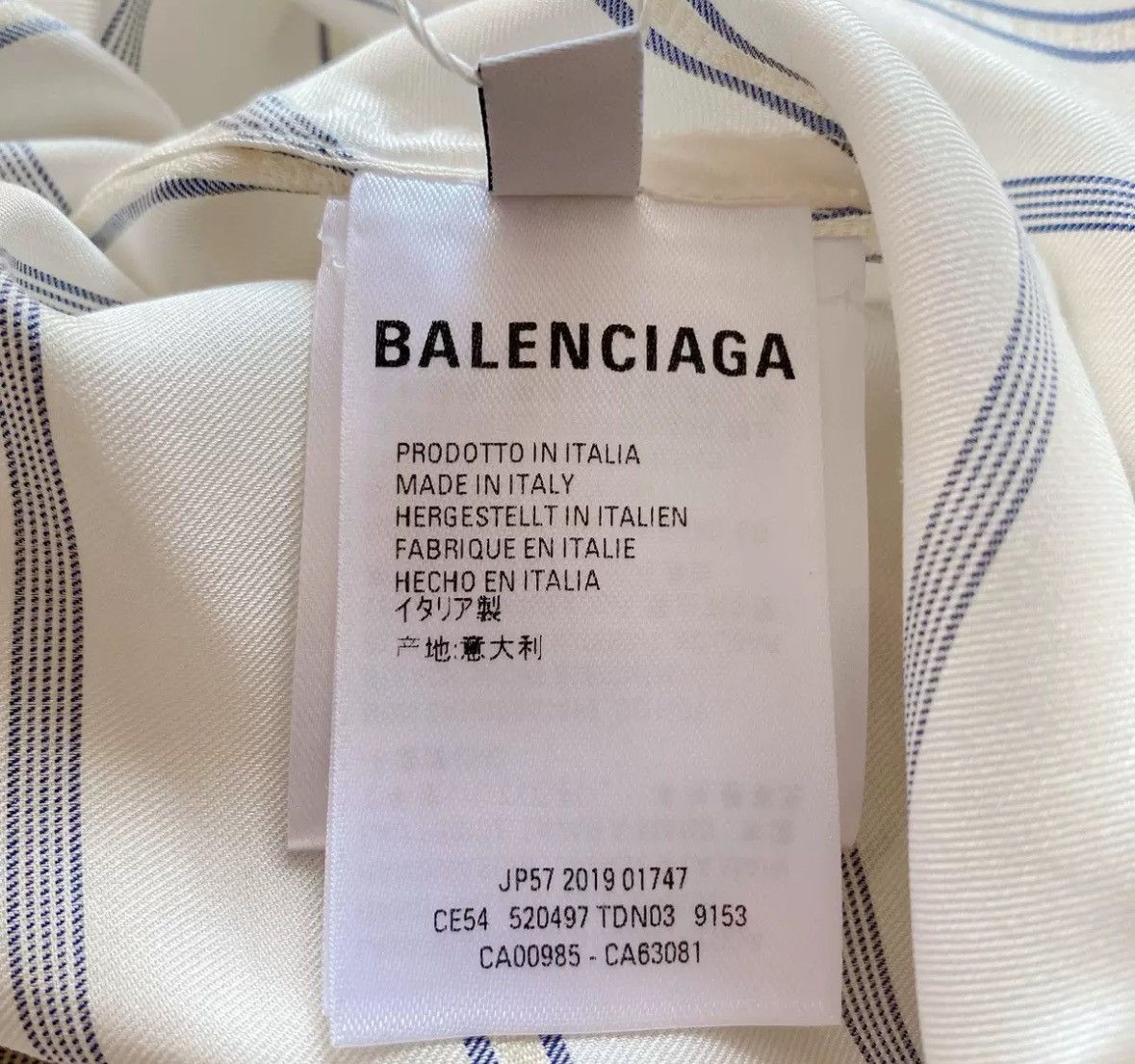 Balenciaga Balenciaga striped shirt2412-Nextarrow Size US XS / EU 42 / 0 - 8 Thumbnail