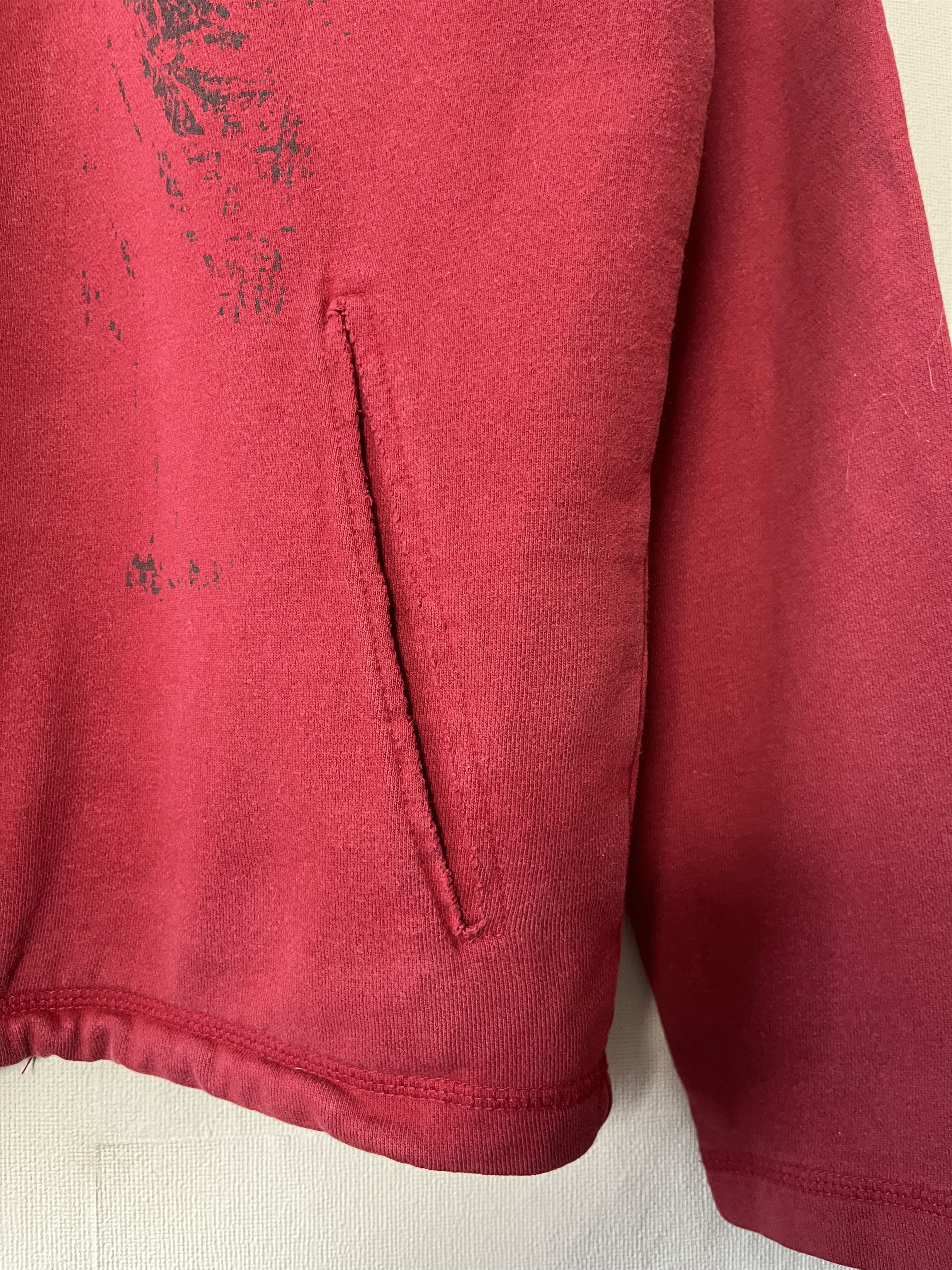 Oakley Vintage Oakley Big Logo Paint Y2K Style Red Zip Sweatshirt Size US L / EU 52-54 / 3 - 3 Thumbnail