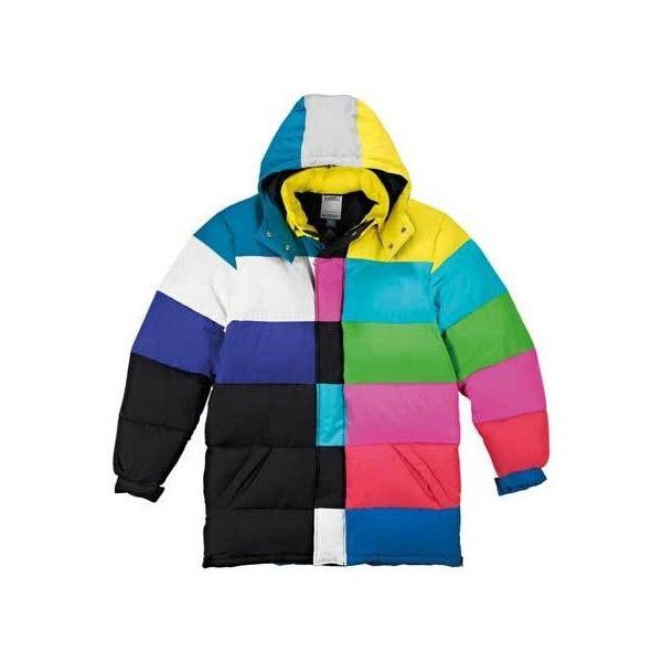 Jeremy Scott RARE! FW09 TV color bars puffer Size ONE SIZE - 3 Thumbnail