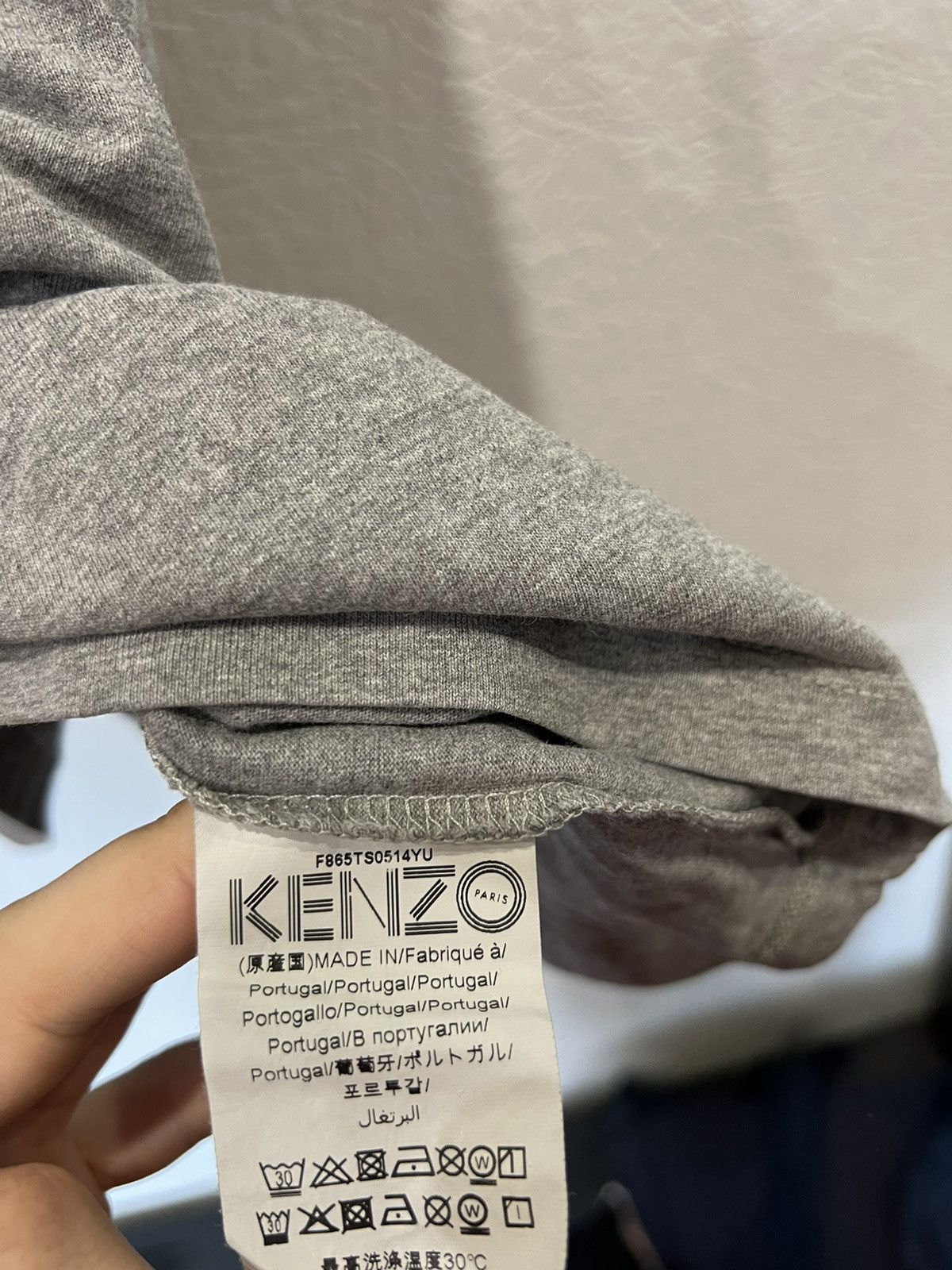 Kenzo Kenzo T-Shirt Tee Gray Tiger Size US XL / EU 56 / 4 - 4 Thumbnail