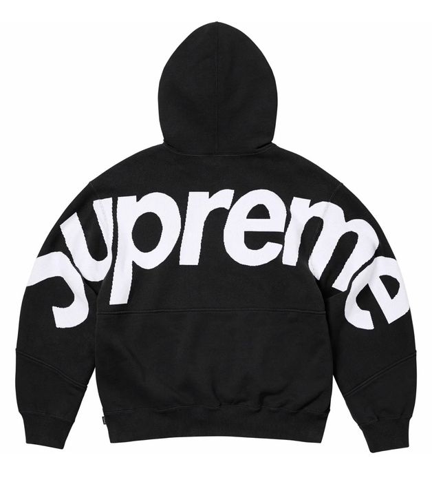 Supreme Supreme Big Logo Jacquard Hoodie - M | Grailed