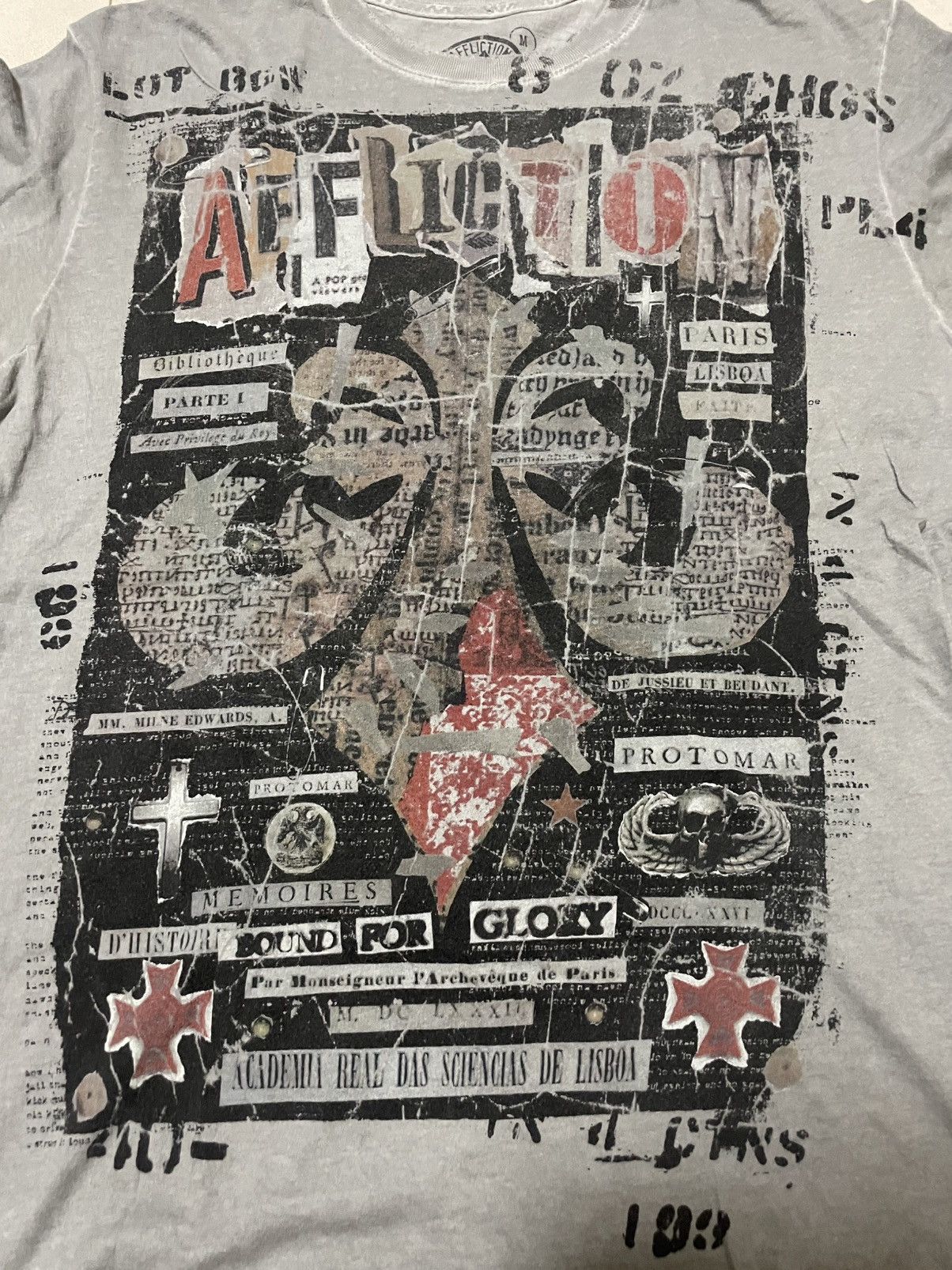 Affliction Affliction Tshirt Chrome Hearts Design Made in Usa Size US M / EU 48-50 / 2 - 3 Thumbnail