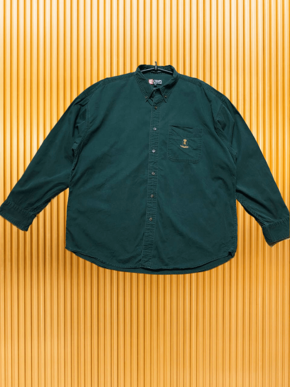 Chaps Ralph Lauren Y2K shirt Chaps Ralph Lauren logo green Vintage Size US XL / EU 56 / 4 - 1 Thumbnail