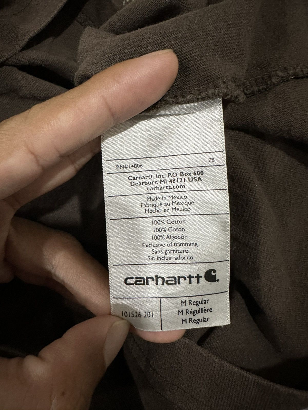 Carhartt Carhartt Tshirt Original Fit Size US M / EU 48-50 / 2 - 7 Thumbnail