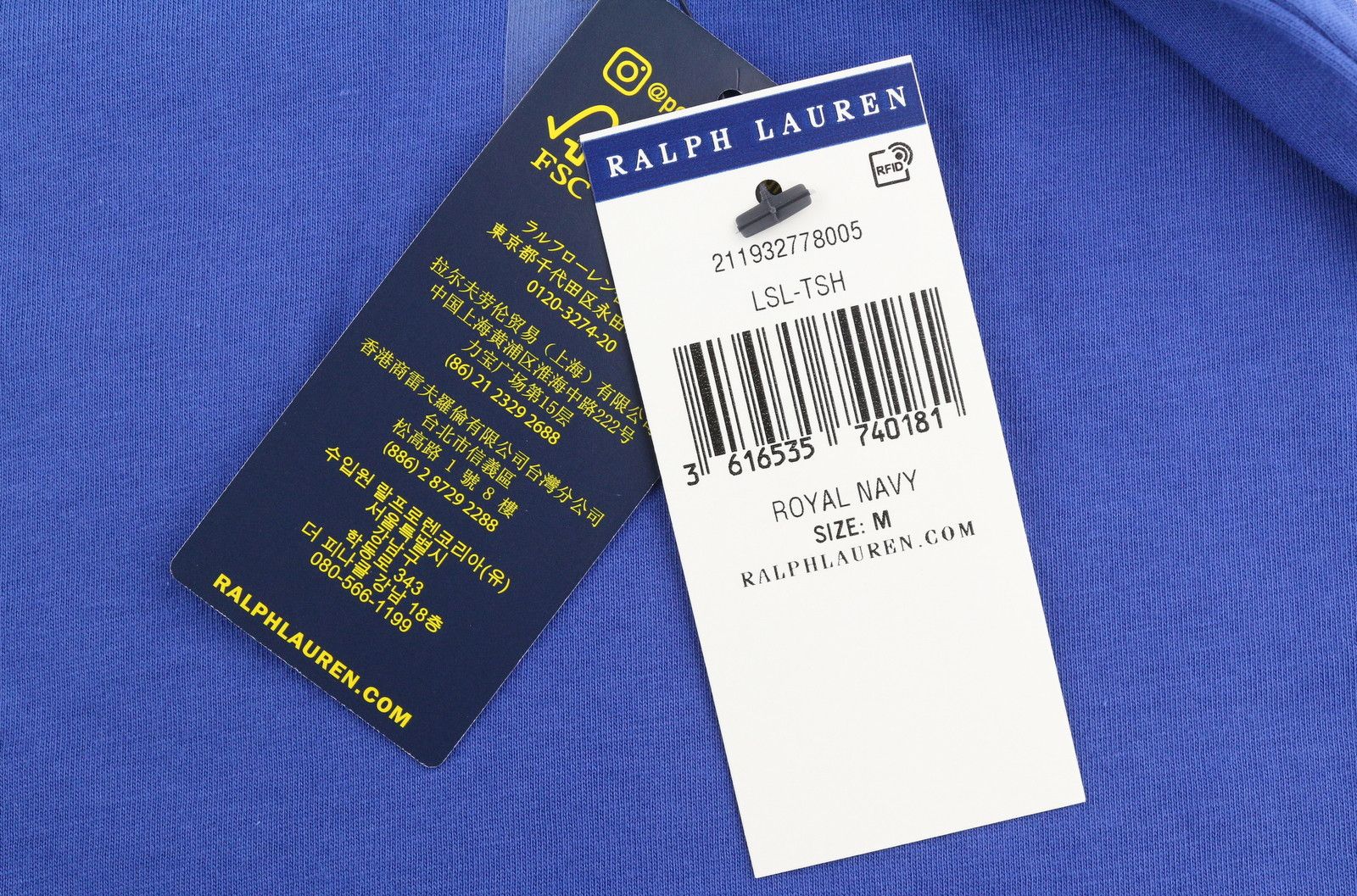 Polo Ralph Lauren M Blue Short Sleeve Crew Neck Tricot T-Shirt 84721 Size M / US 6-8 / IT 42-44 - 5 Thumbnail
