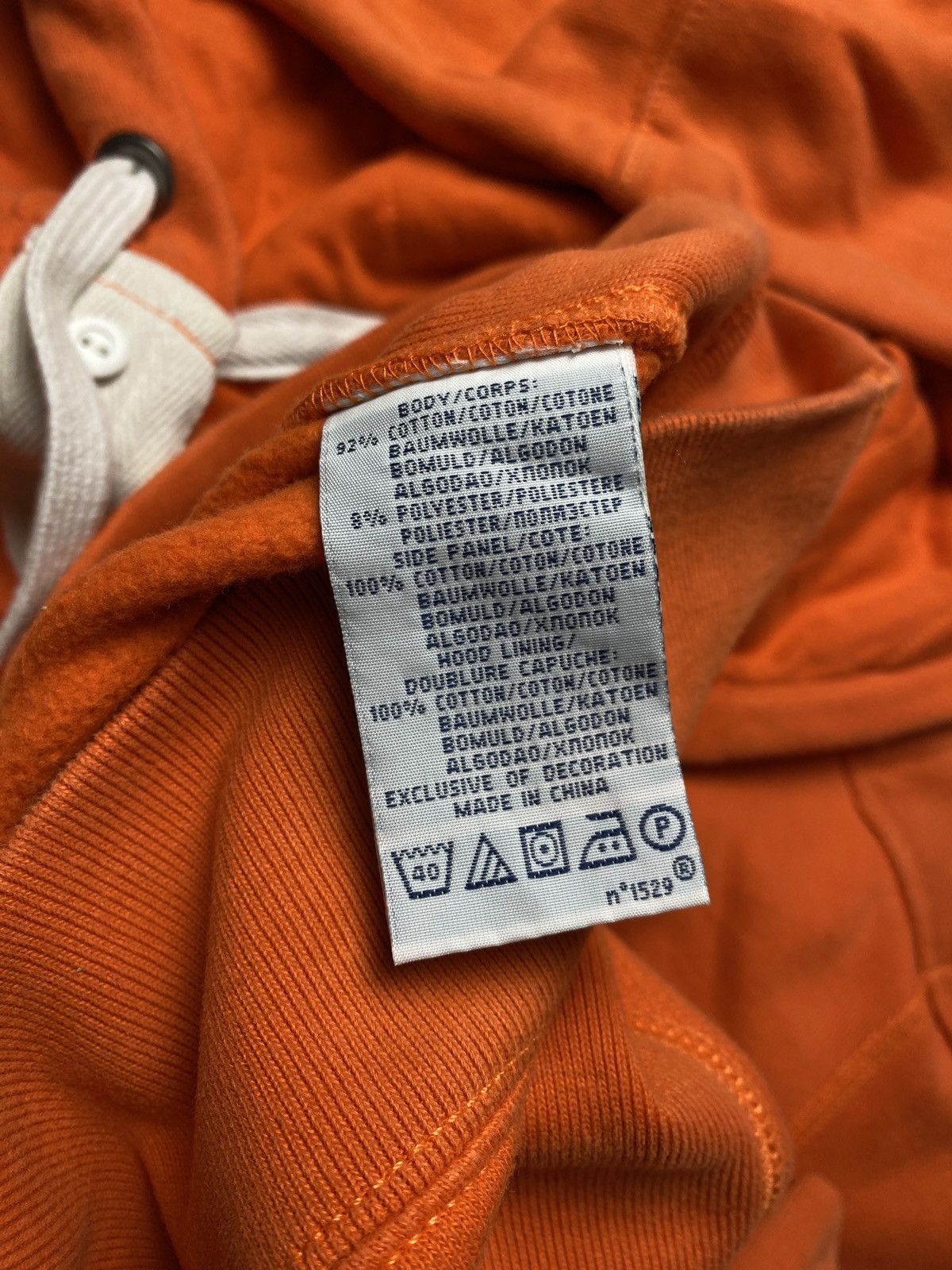 Polo Ralph Lauren Polo Ralph Lauren orange vintage hoodie big logo sweatshirt Size US M / EU 48-50 / 2 - 11 Thumbnail