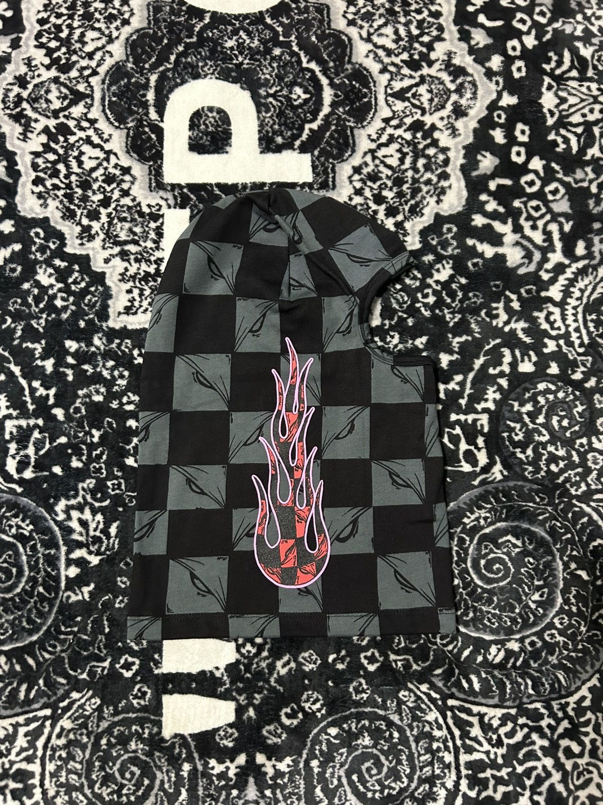 Matty Boy Matty boy Anti Promo 99 Eyes Flames Ski mask Size ONE SIZE - 1 Thumbnail