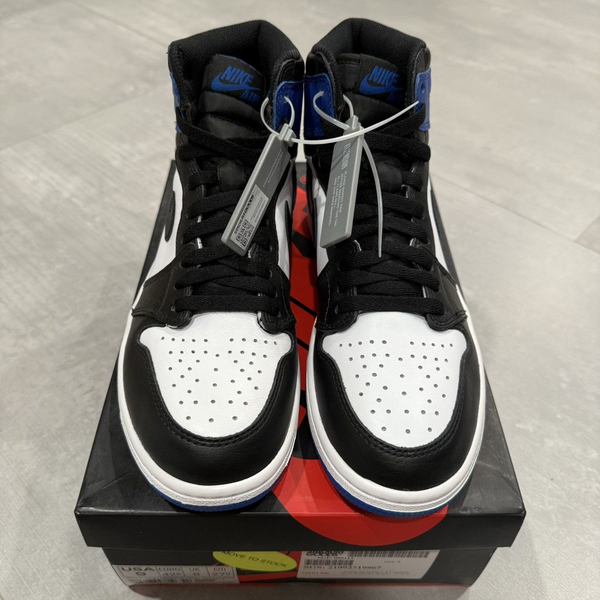 Jordan Brand × Nike Air Jordan 1 Retro Fragment Design size 9 Brand New Ship Now Size US 9 / EU 42 - 2 Thumbnail
