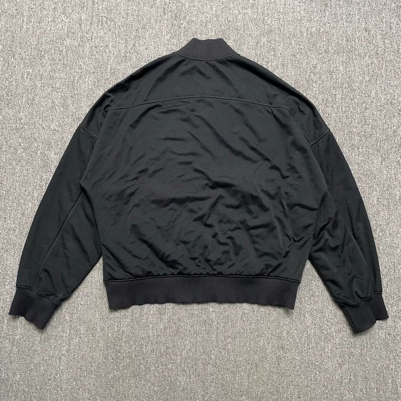 Balenciaga Balenciaga Black B Flocked Chest Black Baseball Jacket 2501 Size US M / EU 48-50 / 2 - 2 Thumbnail