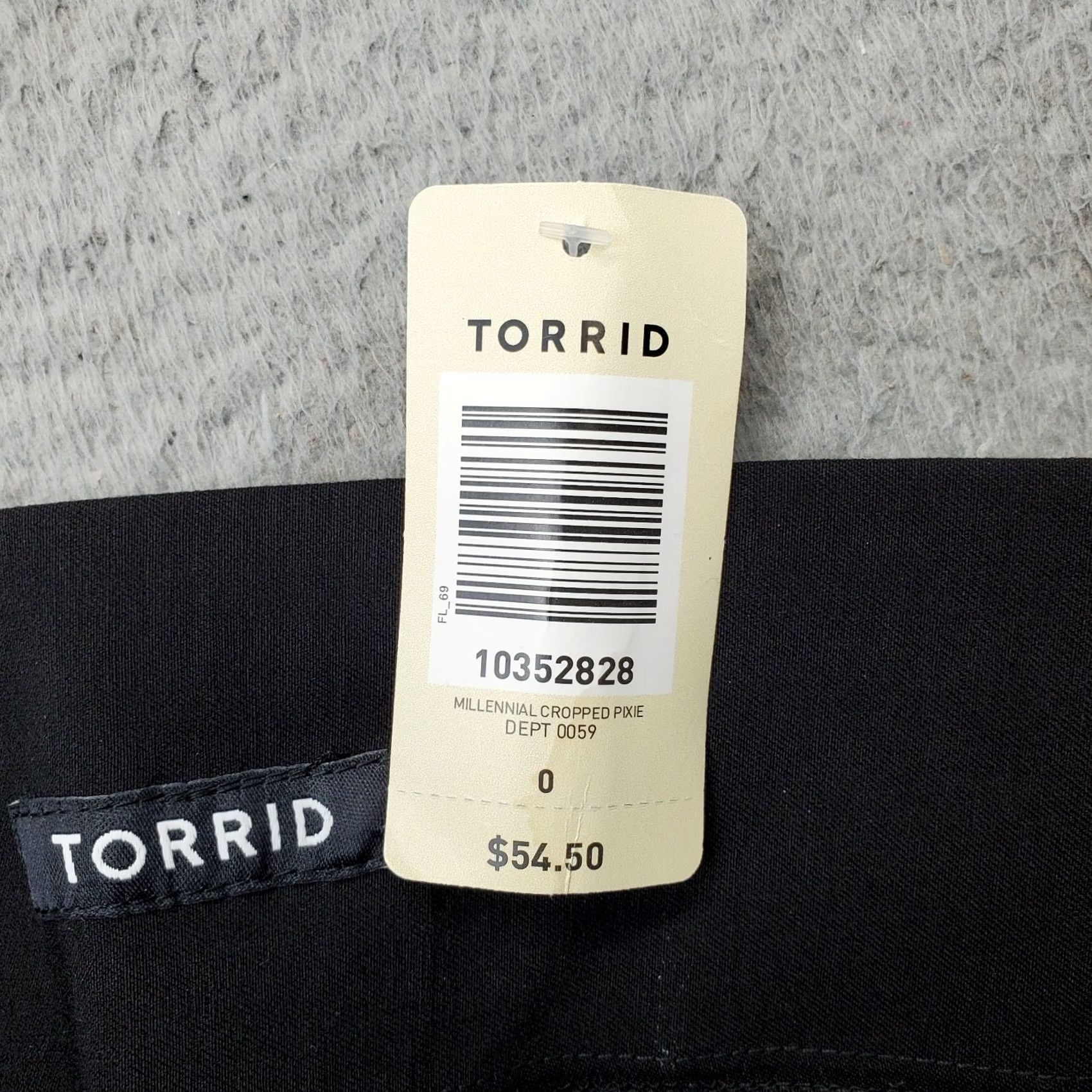 Torrid Torrid Capri Pants Women Size 0 Black Cropped Pixie High Waisted Stretch Pull-On Shirt? Size 25" / US 0 / IT 36 - 7 Thumbnail