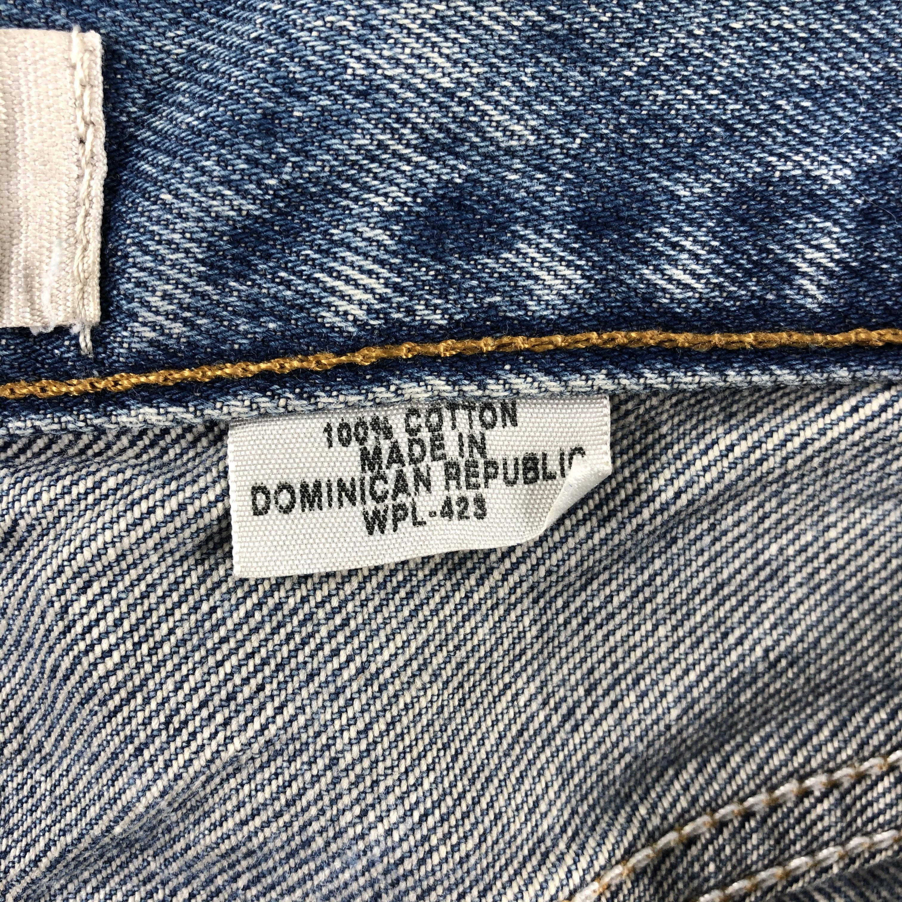 Levi's Vintage Blue Wash Levis 501 Jeans-J2510 Size US 34 / EU 50 - 14 Thumbnail