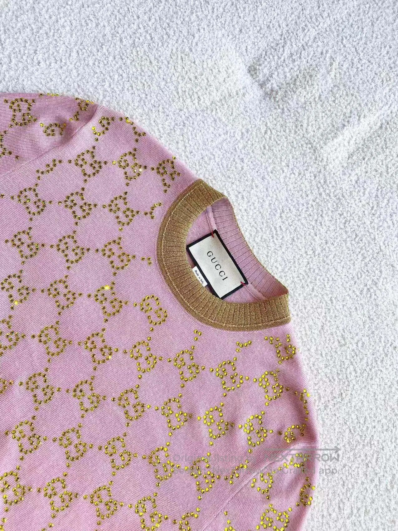 Gucci Guicci Rhinestones are full of printed wool sweaters| Size S / US 4 / IT 40 - 4 Thumbnail